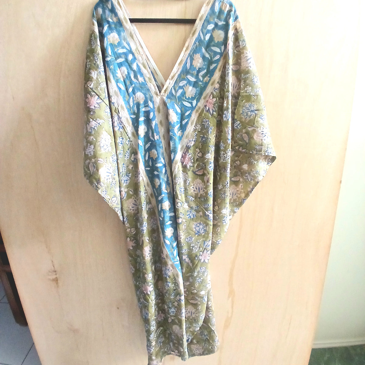 Long Cotton Poncho 67211