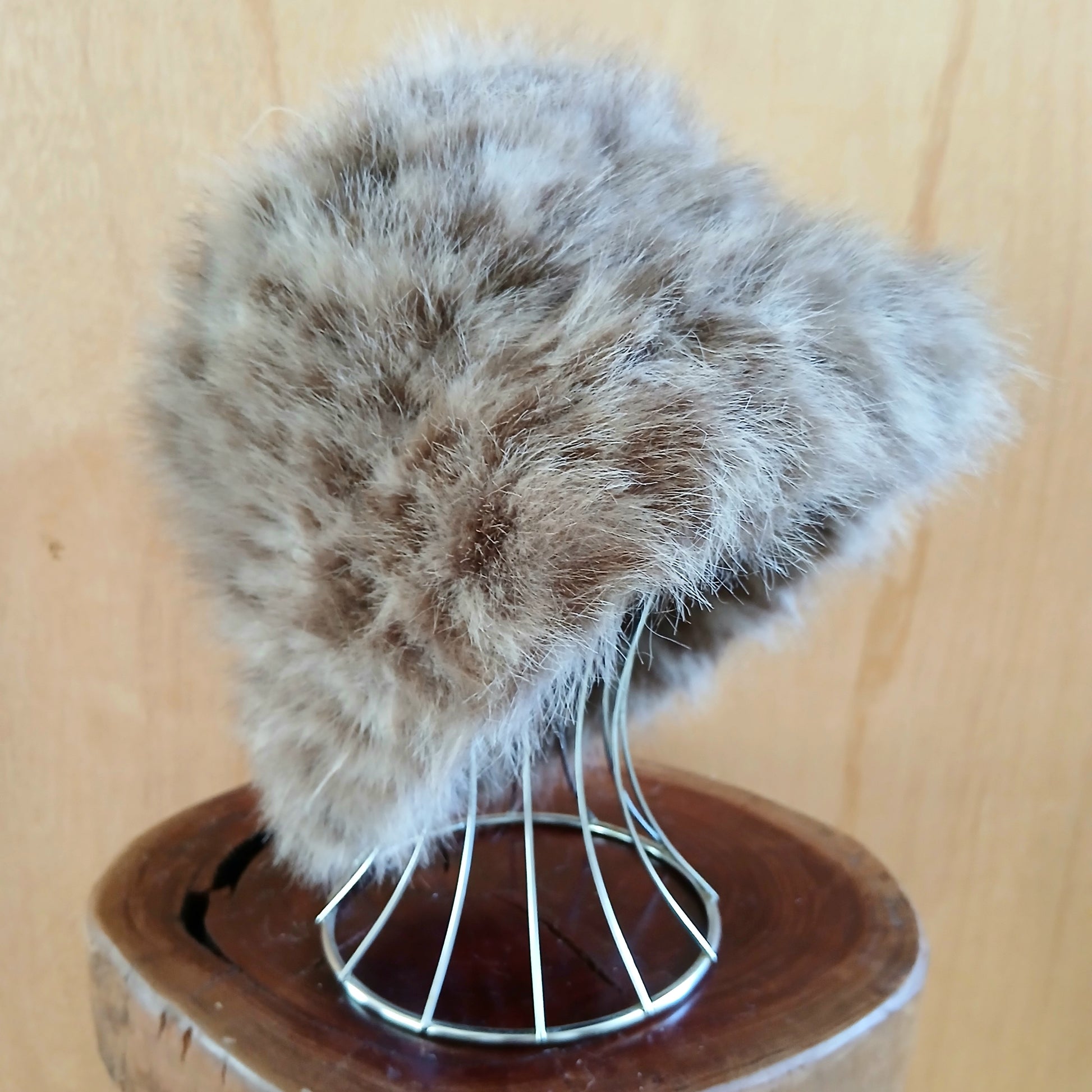 Pre-Order Extra Fluffy Faux Fur Bucket Hat Leopard 7548