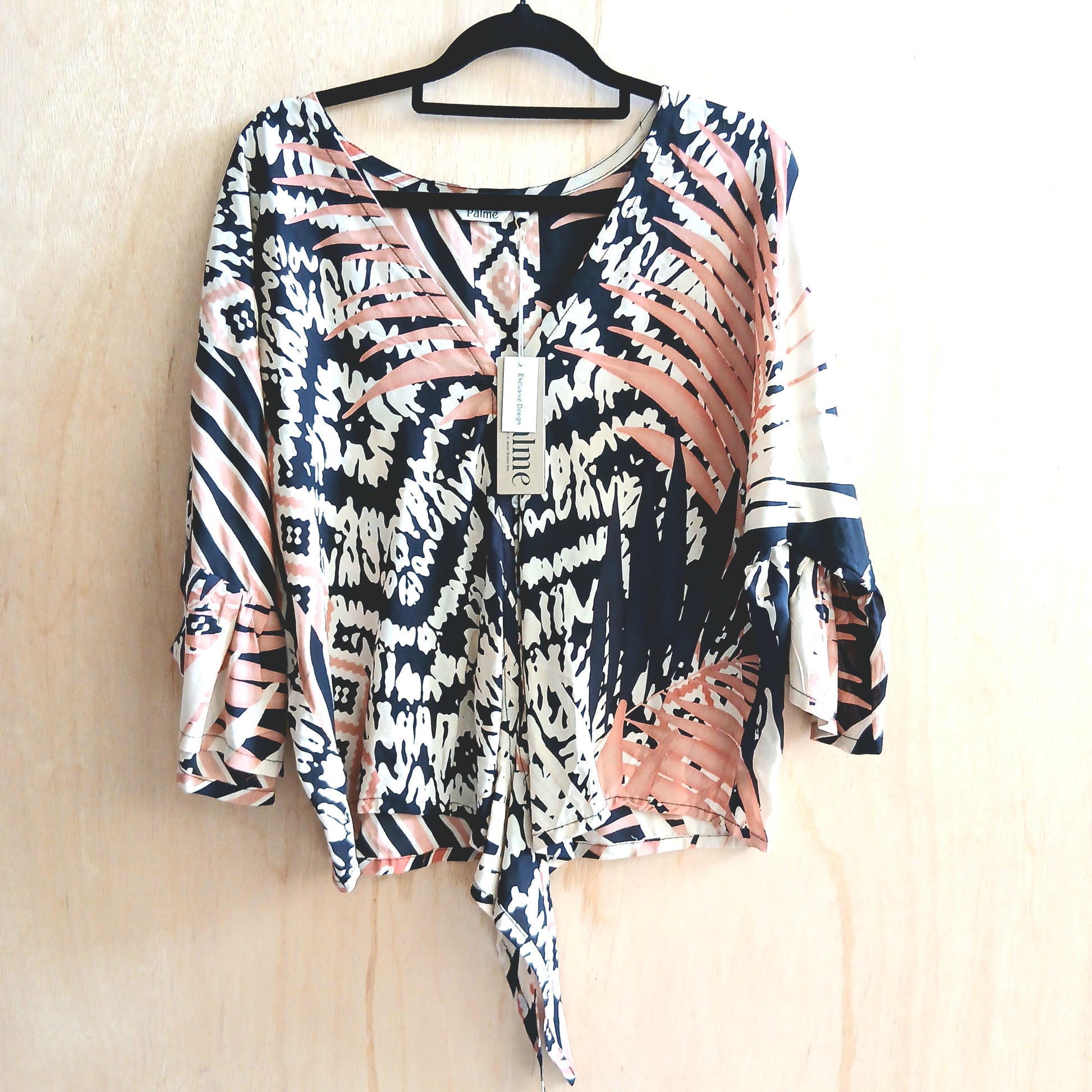 PRE-ORDER Light Summer Top with Wrap 66992