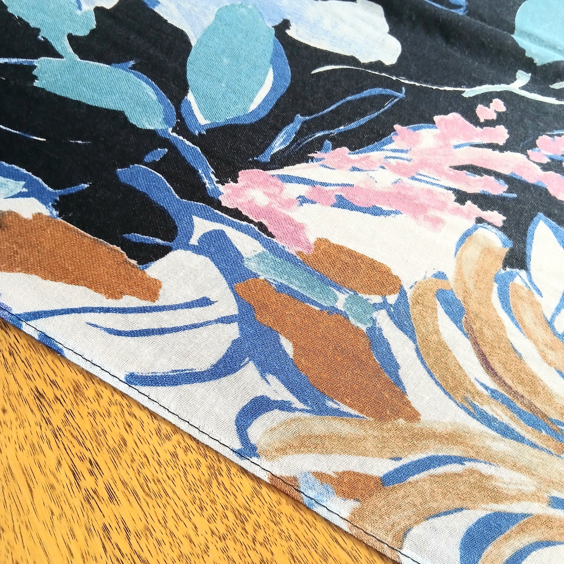 Darker Hues Floral Print Scarf - PPS4119