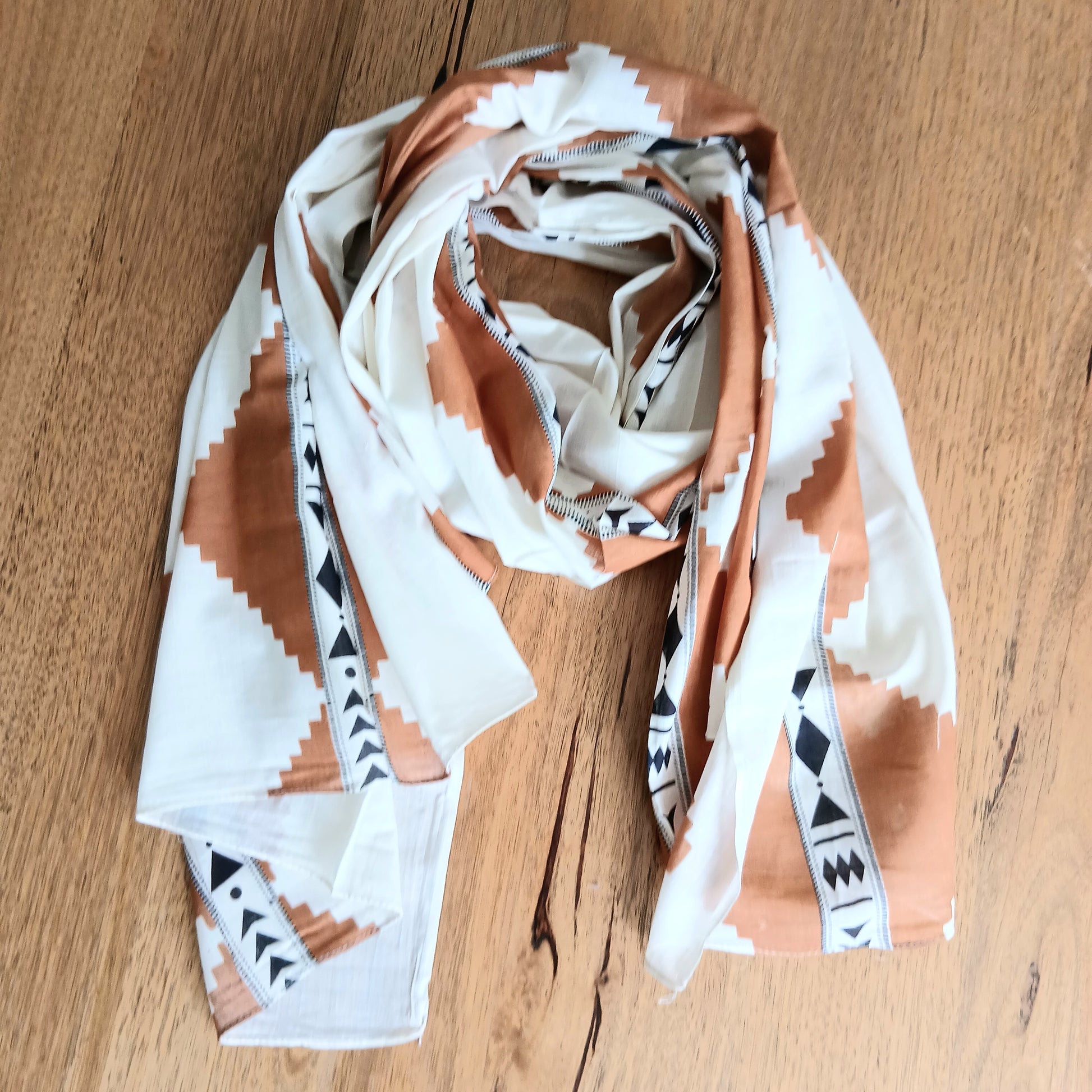 Tribal Dye Cotton Scarf 67042