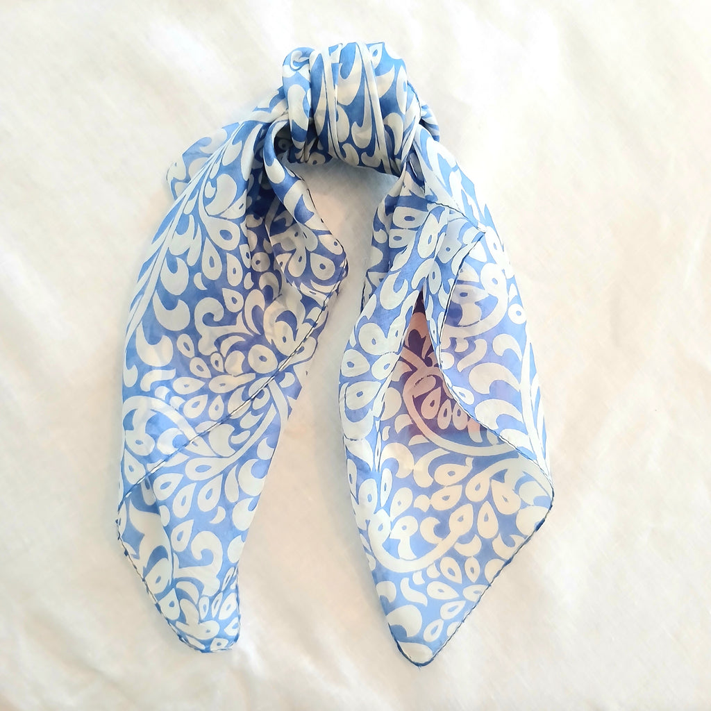 Silk Neck & Hair Tie - Royal Blue ZS-1006/S