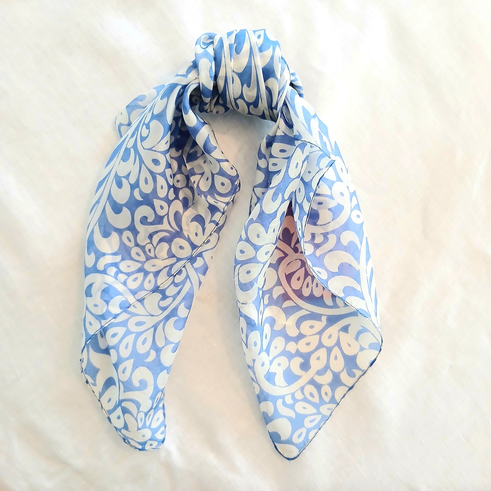 Silk Neck & Hair Tie - Royal Blue ZS-1006/S
