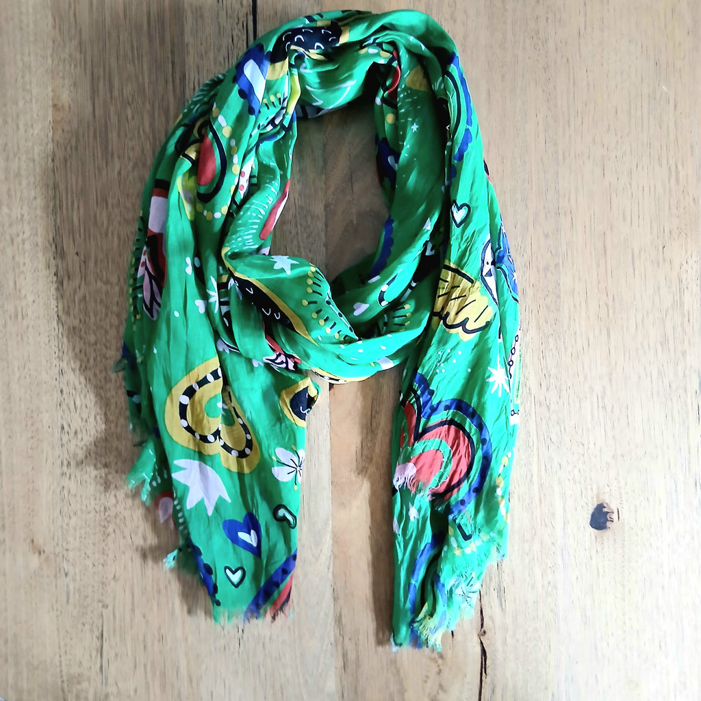 PRE-ORDER Happy Hearts Cotton Scarf 67371