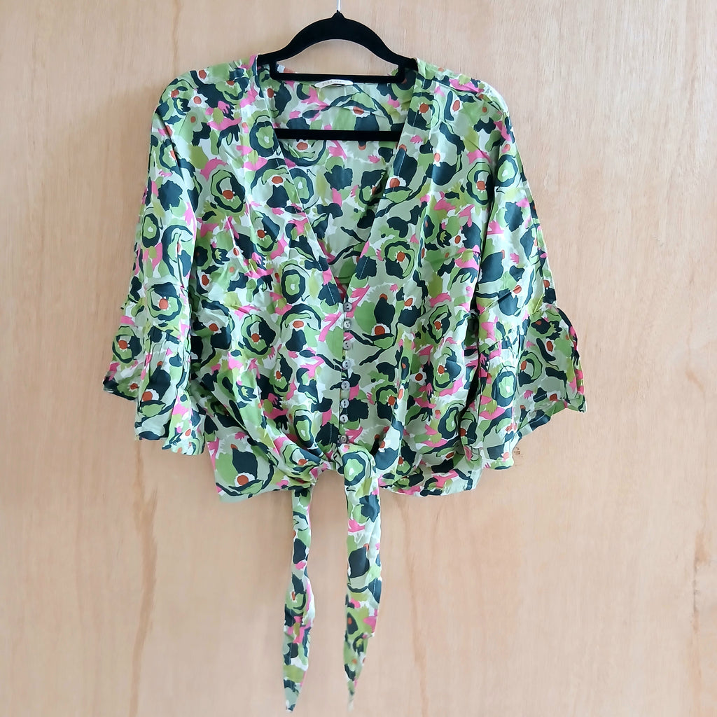 Cute Tie Up Front Top - 65877