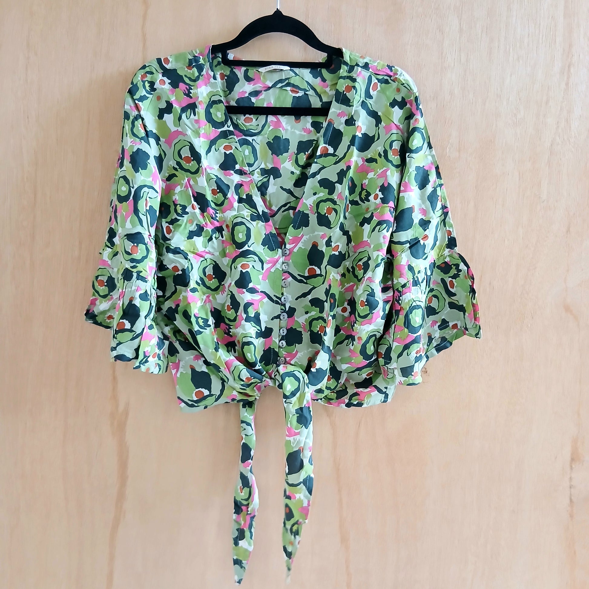 Cute Tie Up Front Top - 65877