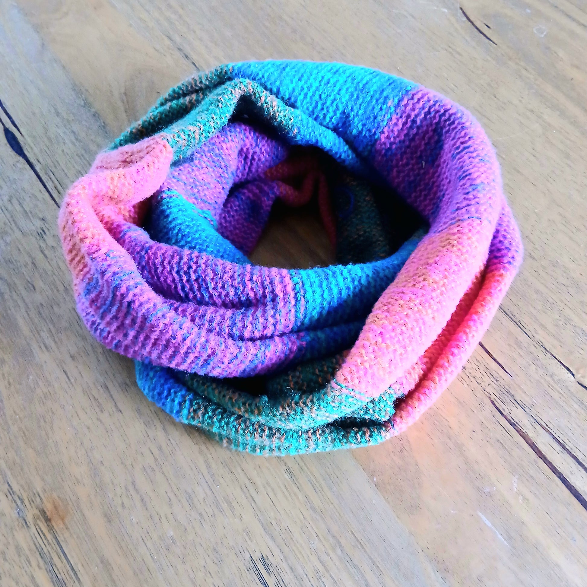 Thick Knitted Snood - Scarf One-Piece 332219