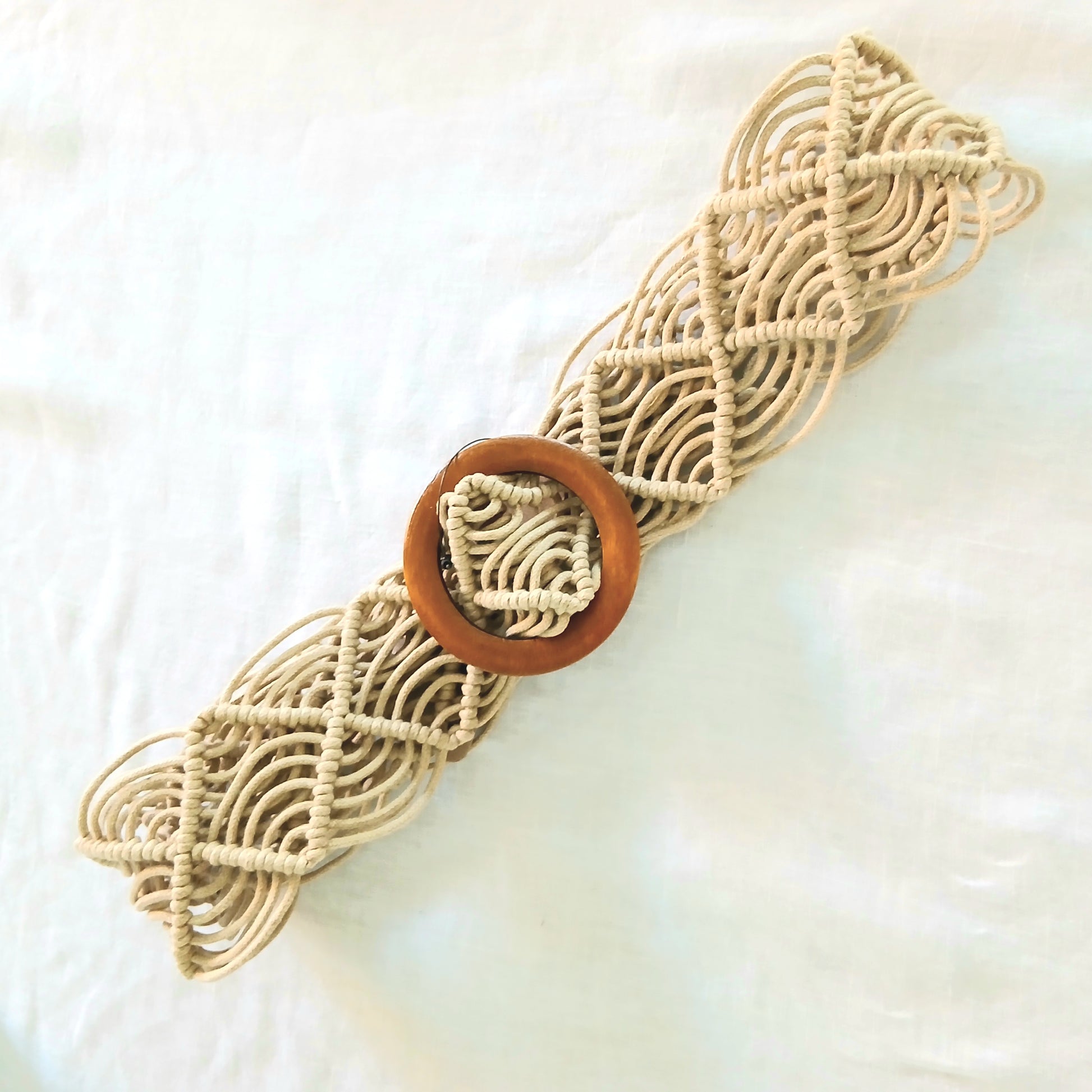 PRE-ORDER Webbed Boho Belt with Buckle B022