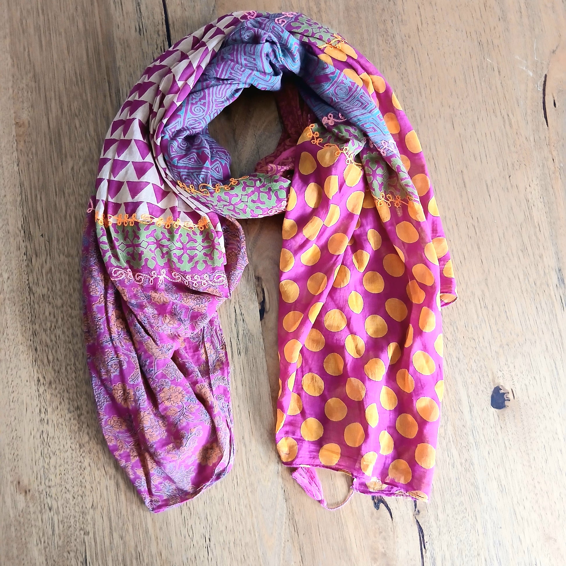 PRE-ORDER Block Print Scarf 67222