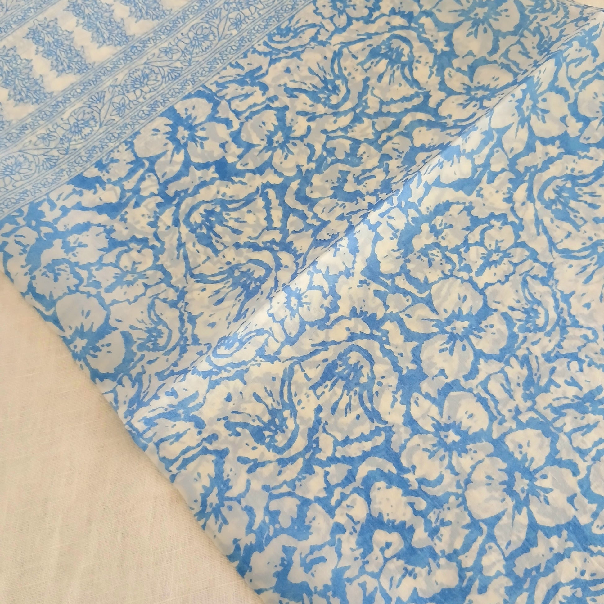 Silk Scarf - Blue ZS-1005/L