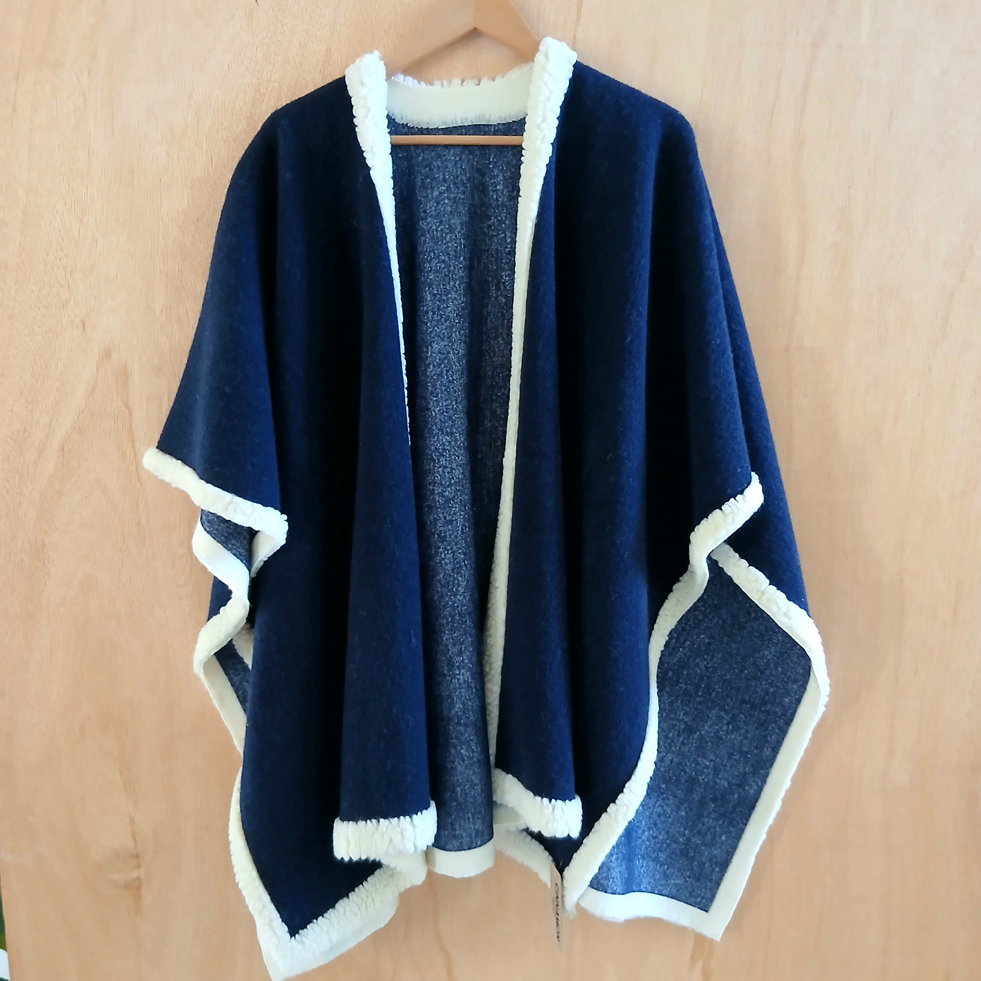 Pre-Order Wool Blend Poncho 332736