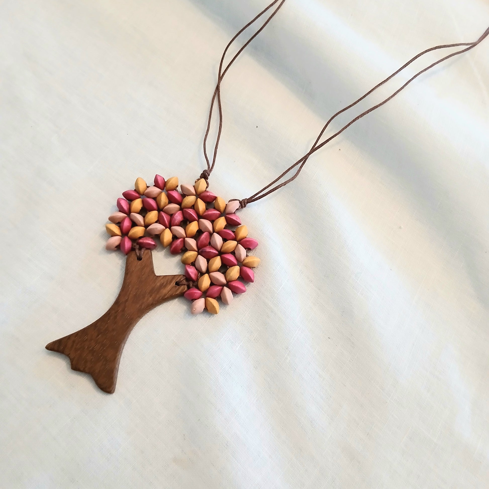 Wooden Tree with Star Shaped Leaves N6-5954