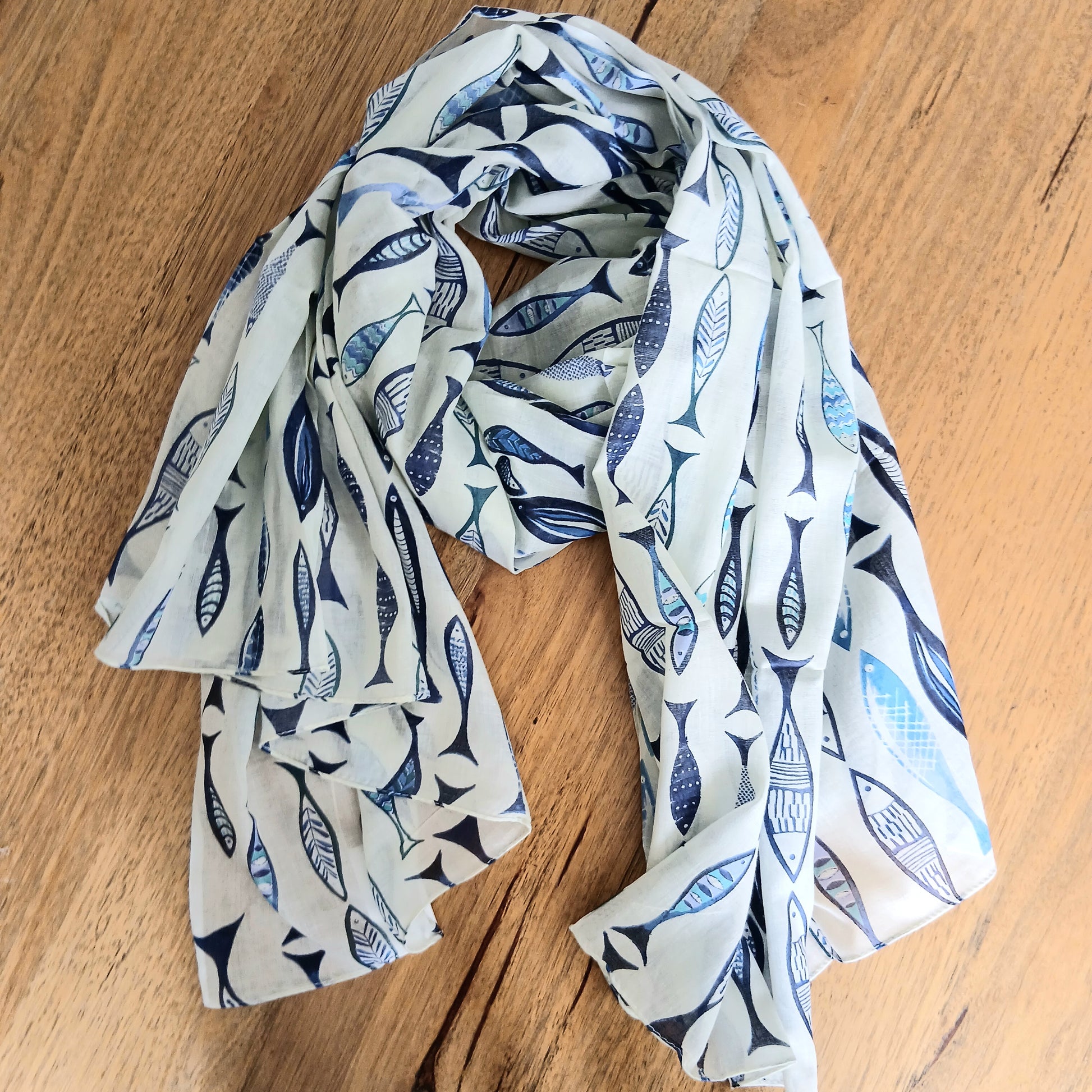 Sardine Cotton Scarf 66349