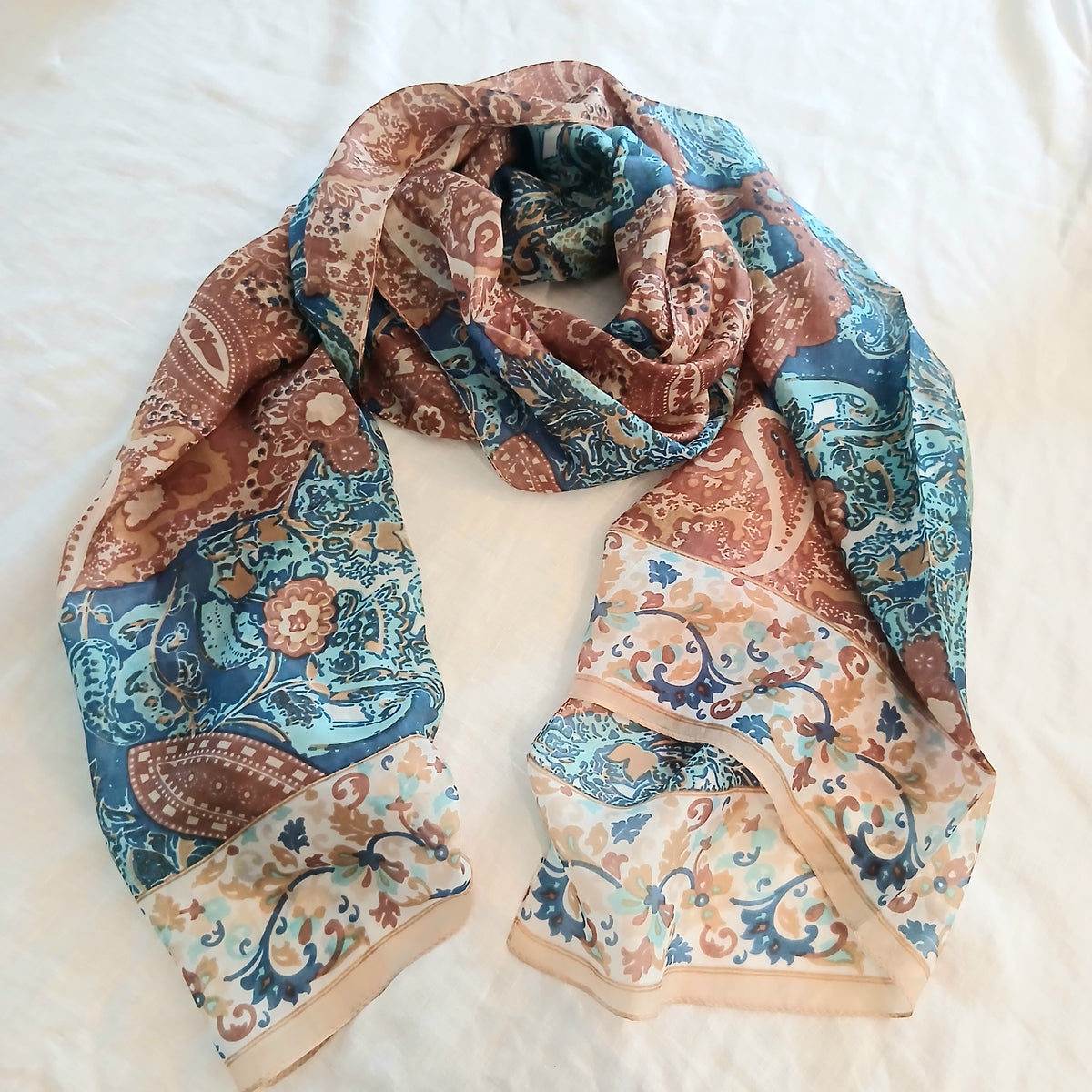 Oriental Blend Pure Silk Scarf PS 1150/L COL 5
