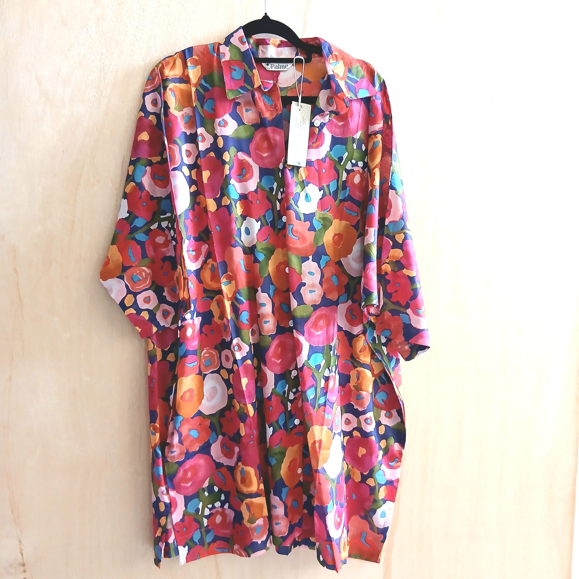 PRE-ORDER Printed Cotton Maxi Shirt 67146