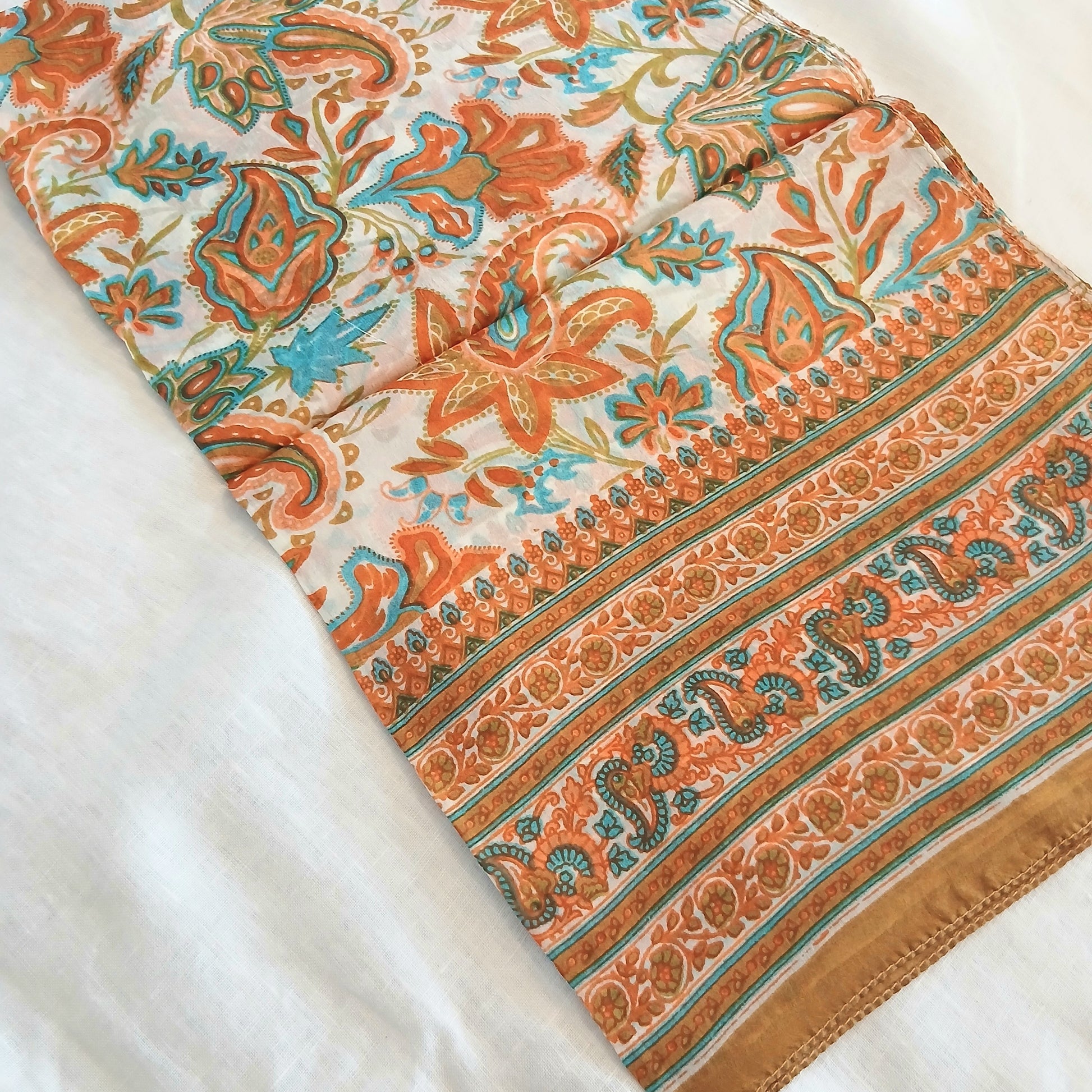 Silk Scarf - Oriental Floral ZS1023-24/L