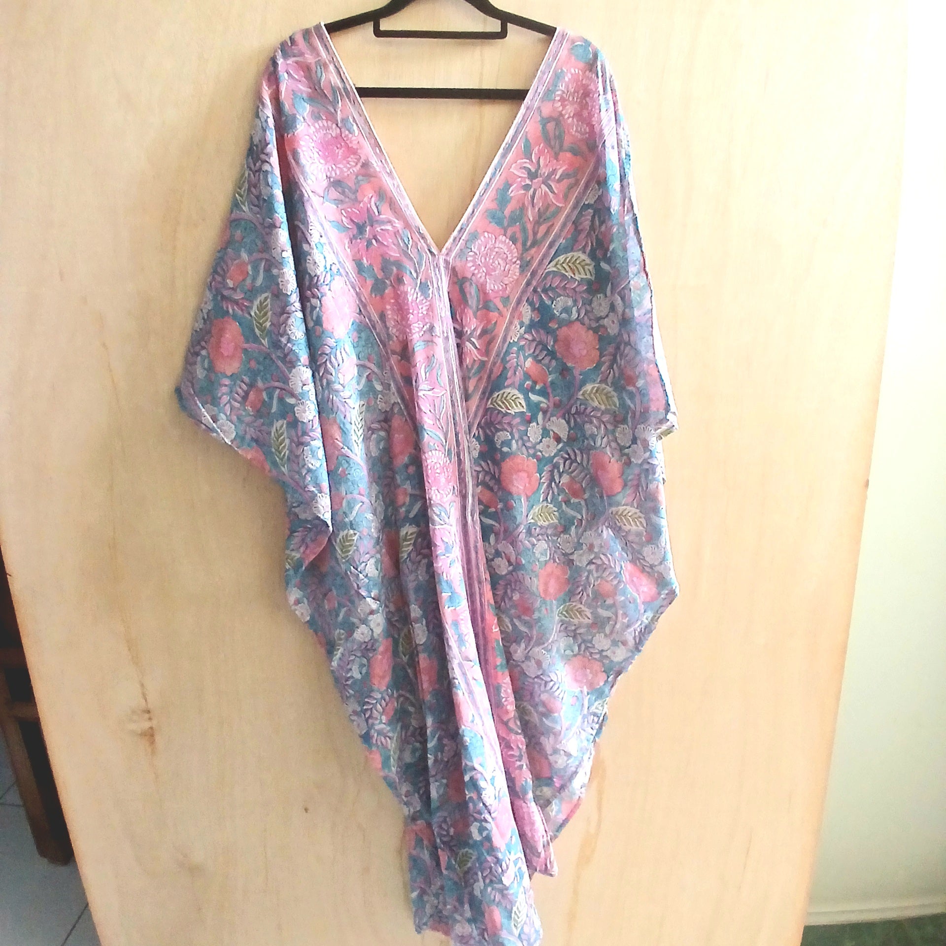 PRE-ORDER Long Cotton Poncho 67211