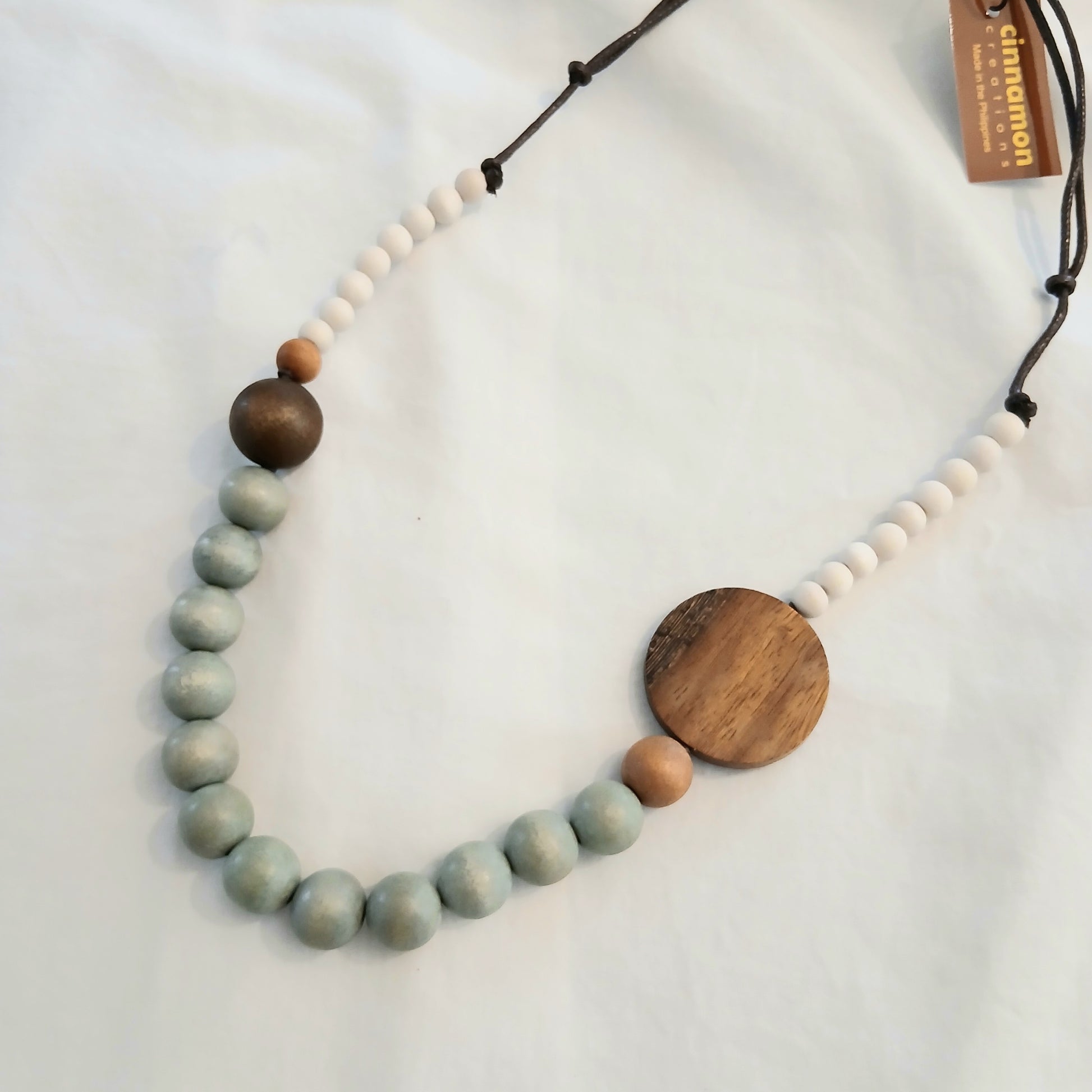 PRE-ORDER Classic and Elegant Wooden Beaded Necklace N7-1629ALW