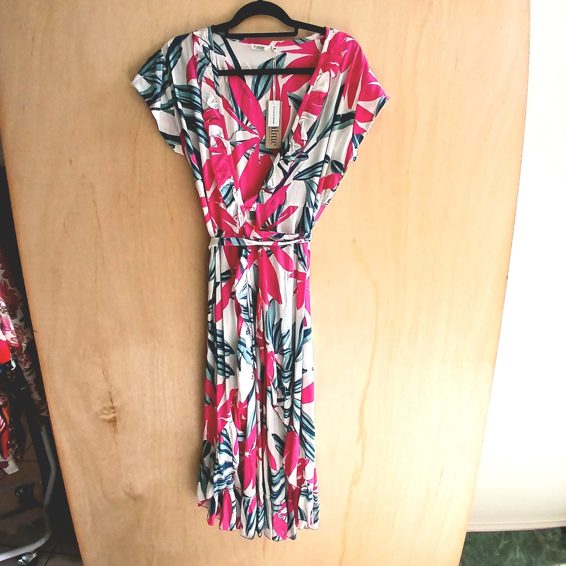 PRE-ORDER Long Wrapped Dress and Frill 66968