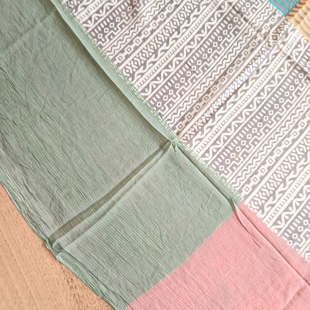 Cotton Warm Pale Hues Scarf 64810