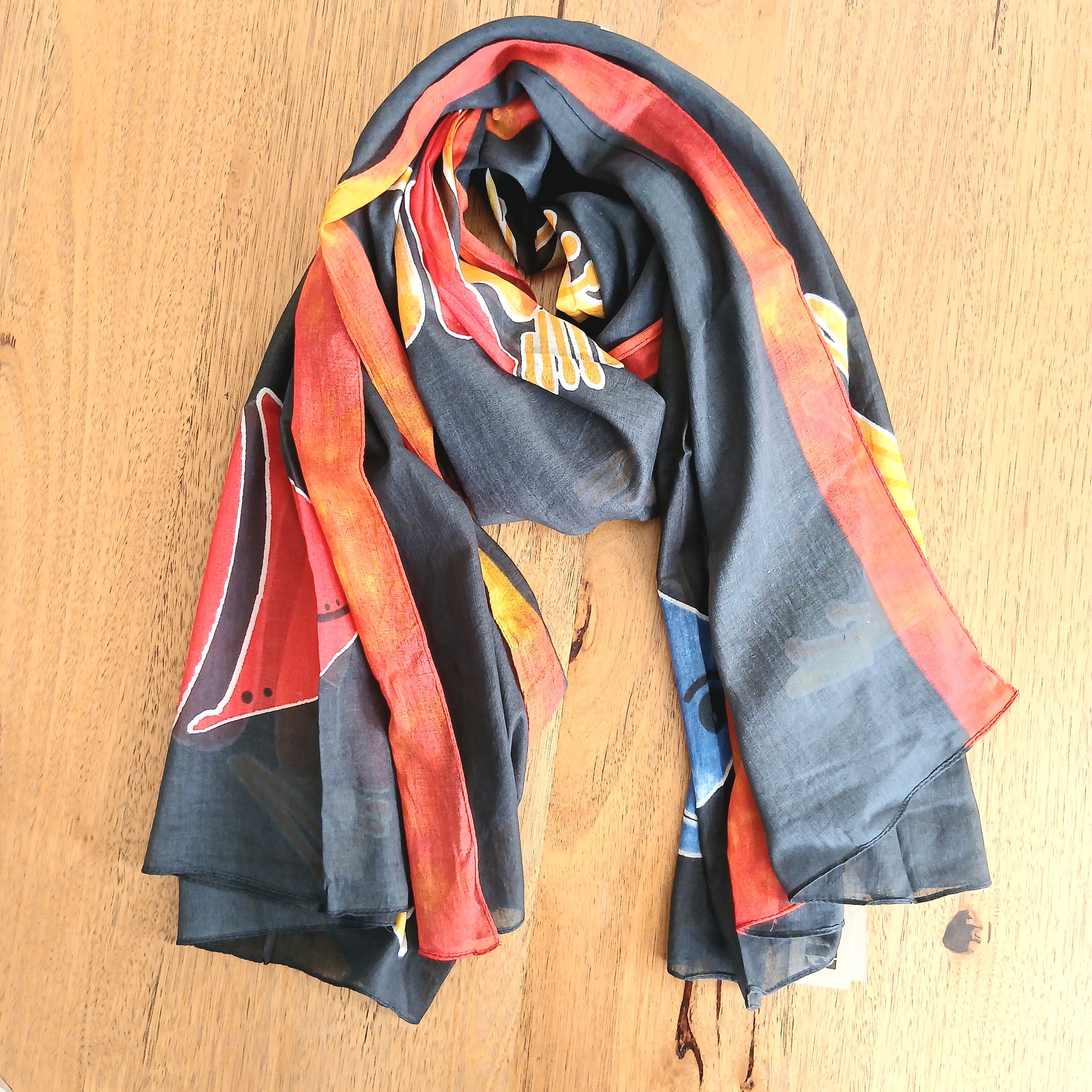 Cotton Fish Scarf 63454