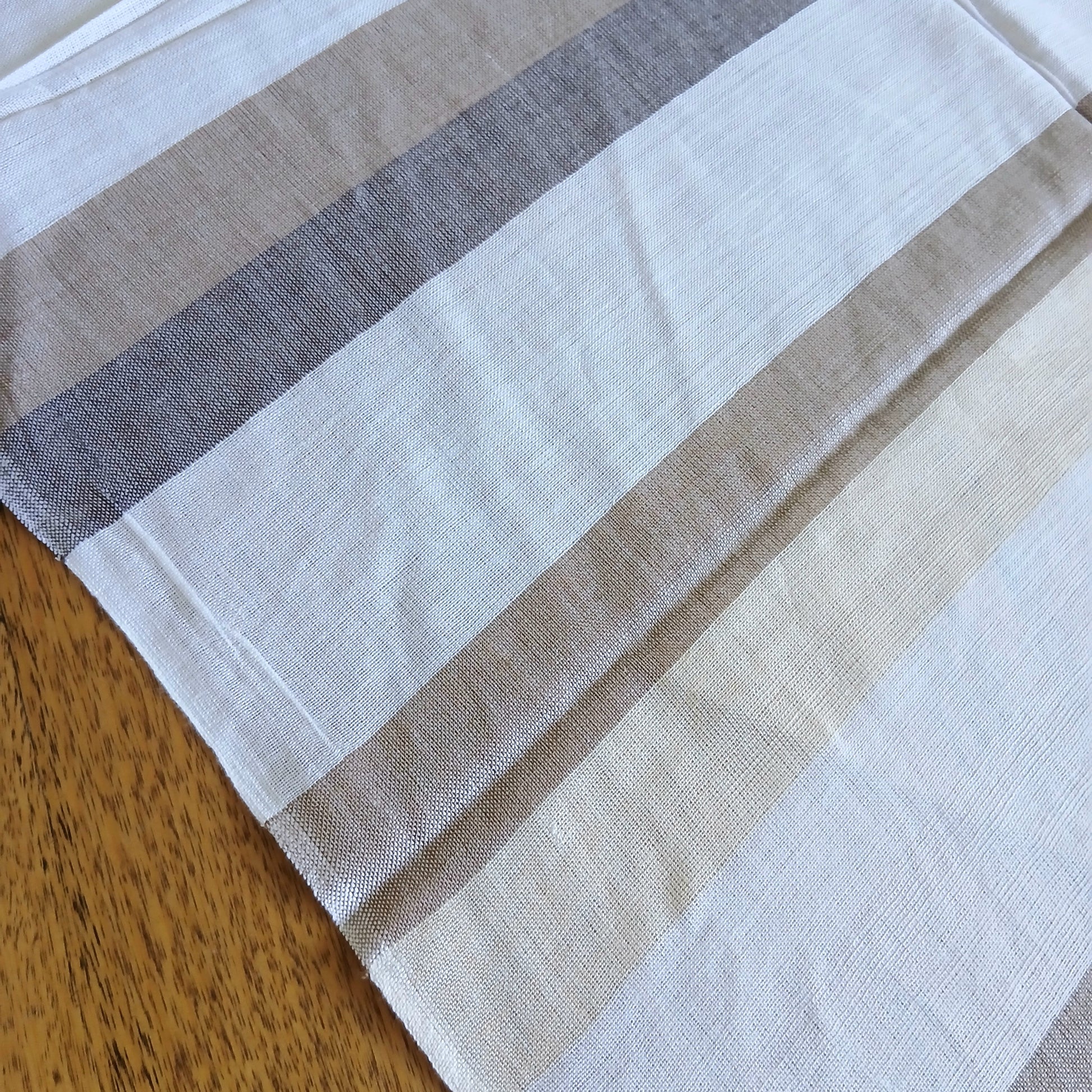 Striped Viscose Yarn Dyed Scarf - 16998