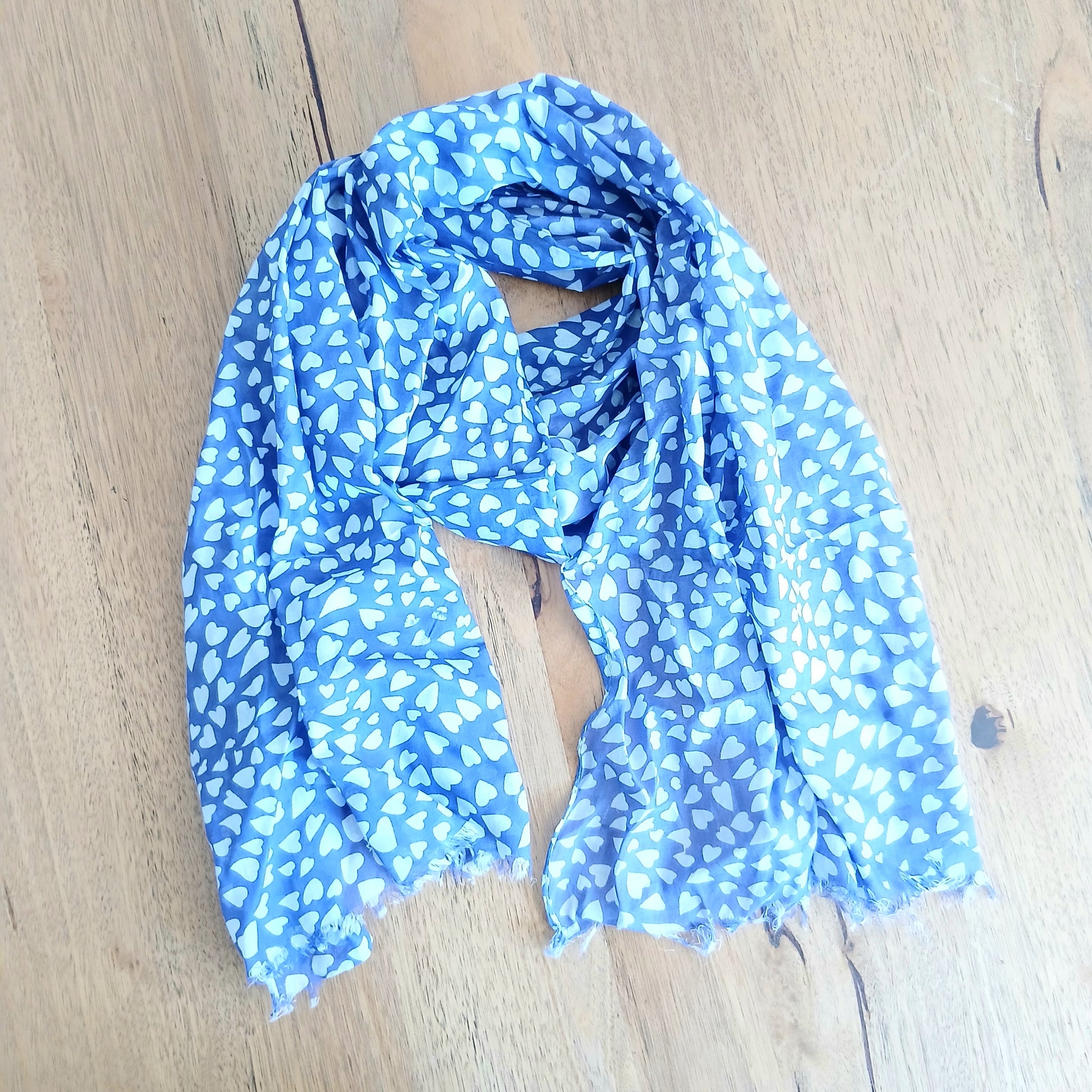 Cotton Heart Scarf PG-29993
