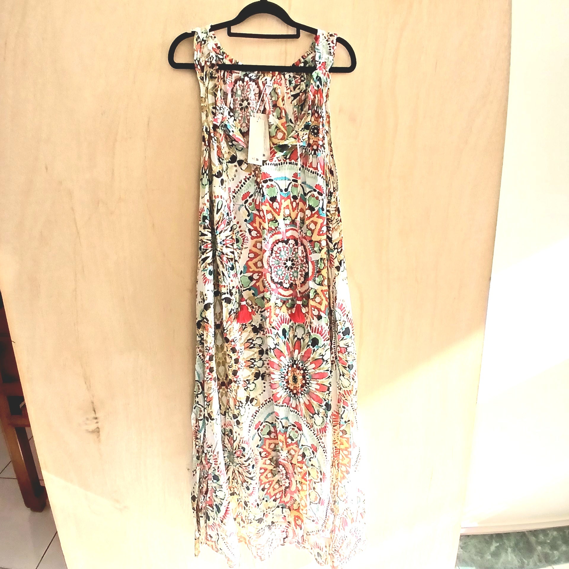 PRE-ORDER Sleeveless Long Cotton Dress 67032