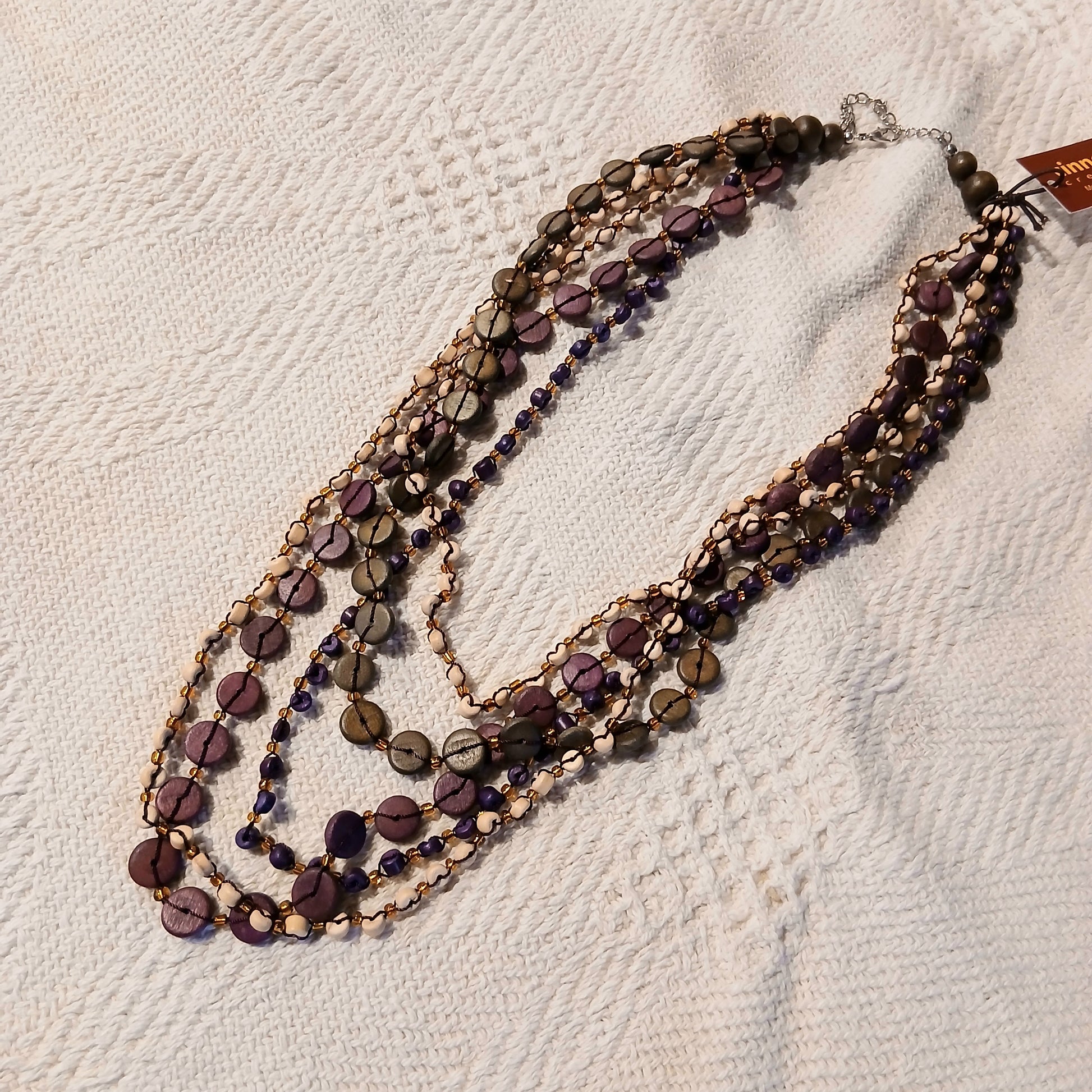 Elegant Layered Beaded Necklace N6-213