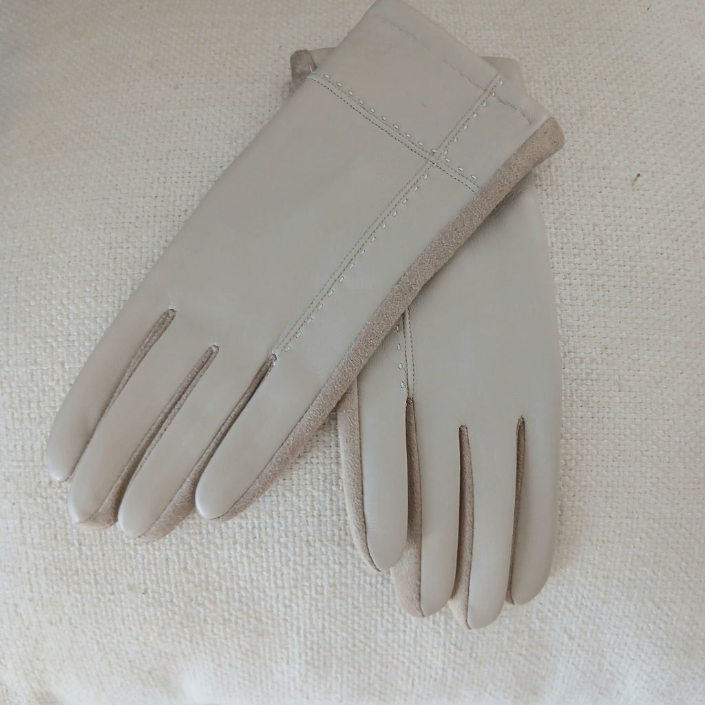 Pre-Order Faux Leather and Suede Glove GL031