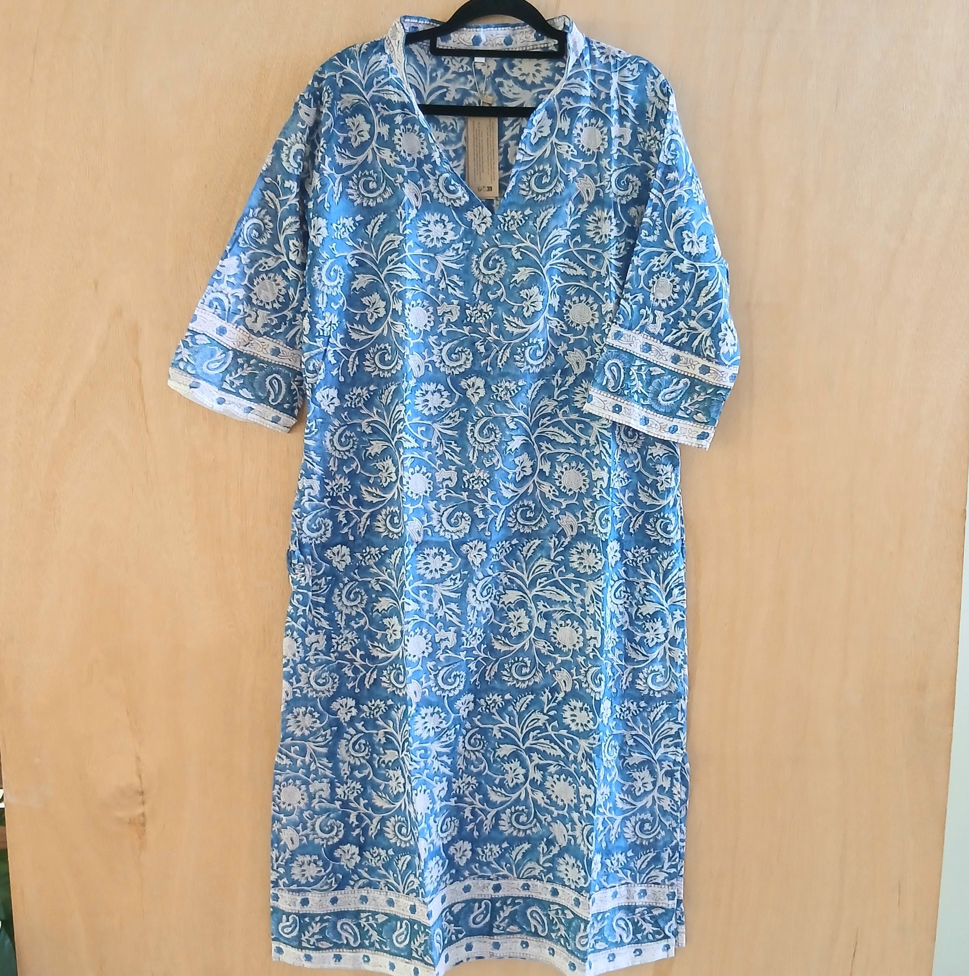 Long Printed Cotton Tunic 67207