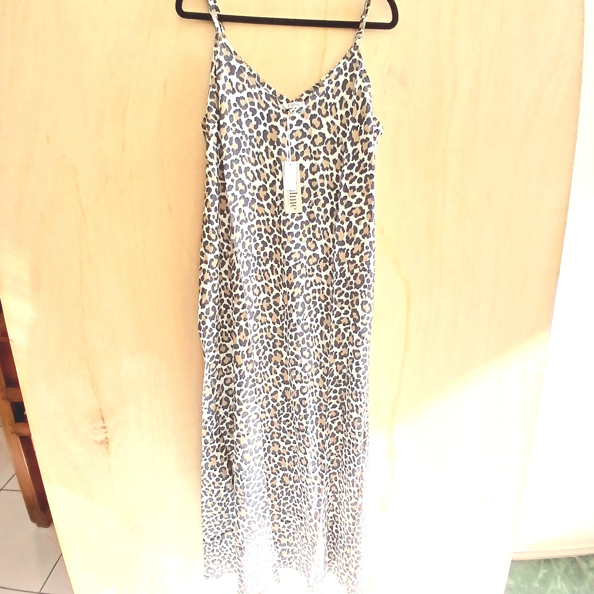 PRE-ORDER Printed Long Strapped Dress 66970