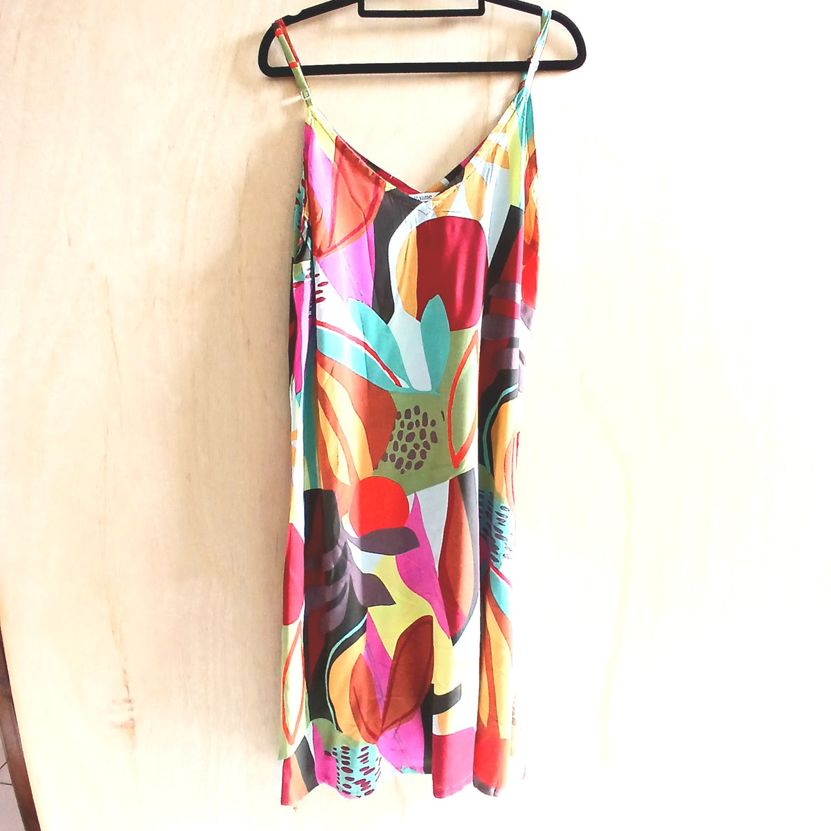 Single Viscose Strap Short Summer Dress 67382