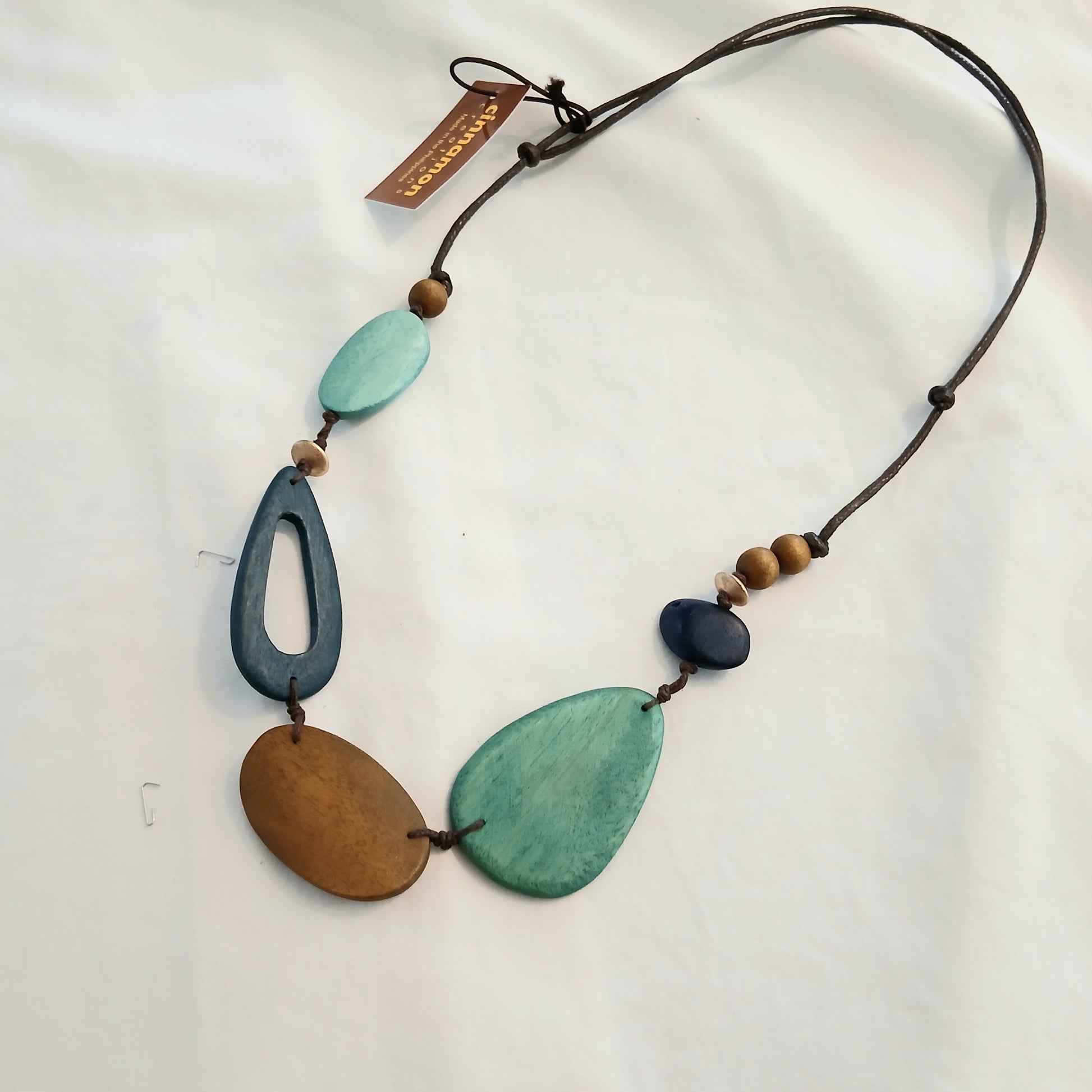 PRE-ORDER 5 Irregular Wooden Beaded Necklace N7-1636FGH