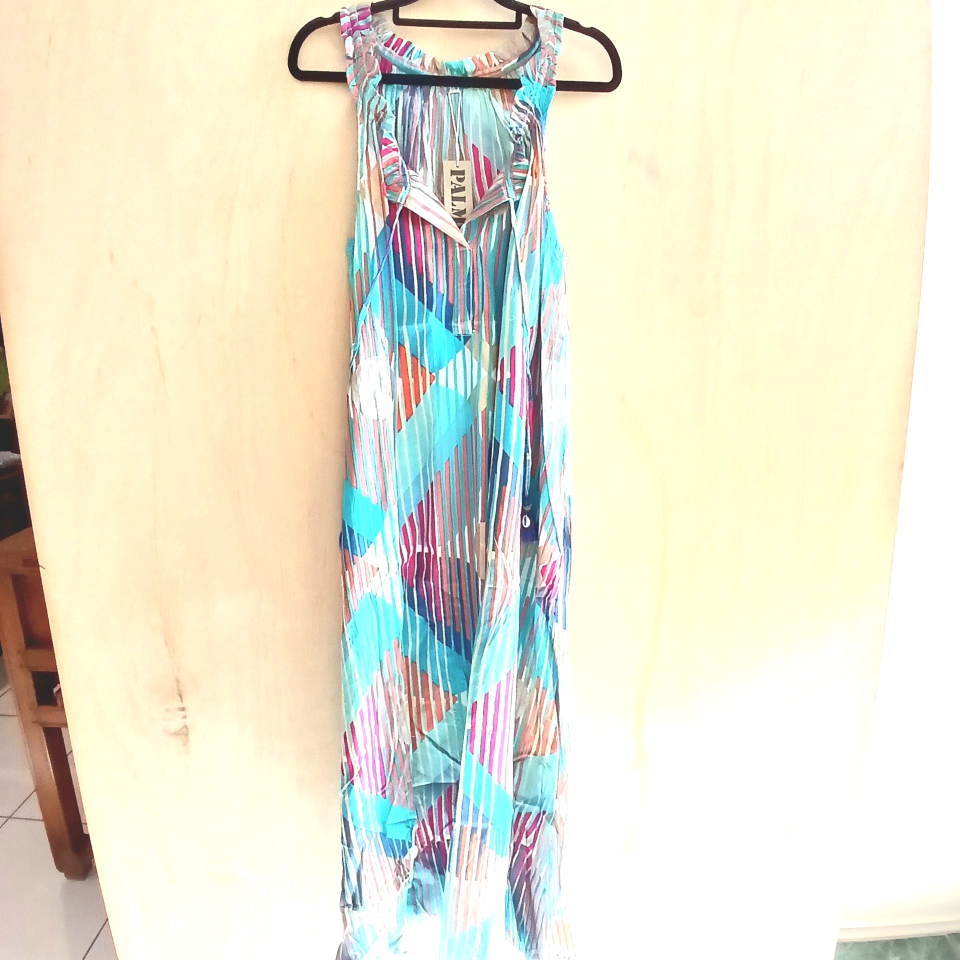 PRE-ORDER Sleeveless Long Cotton Dress 67032