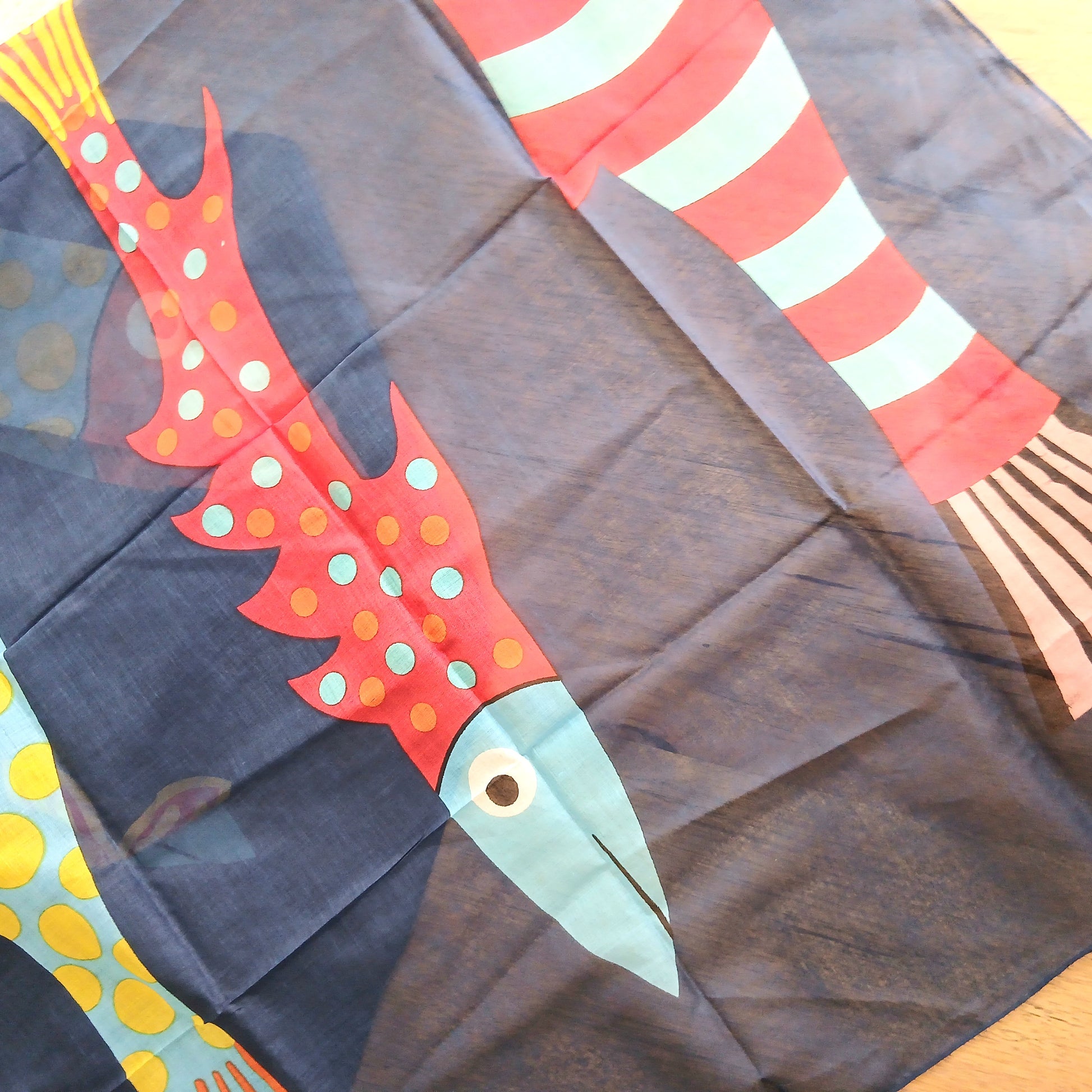 Cotton Fish Scarf 63454
