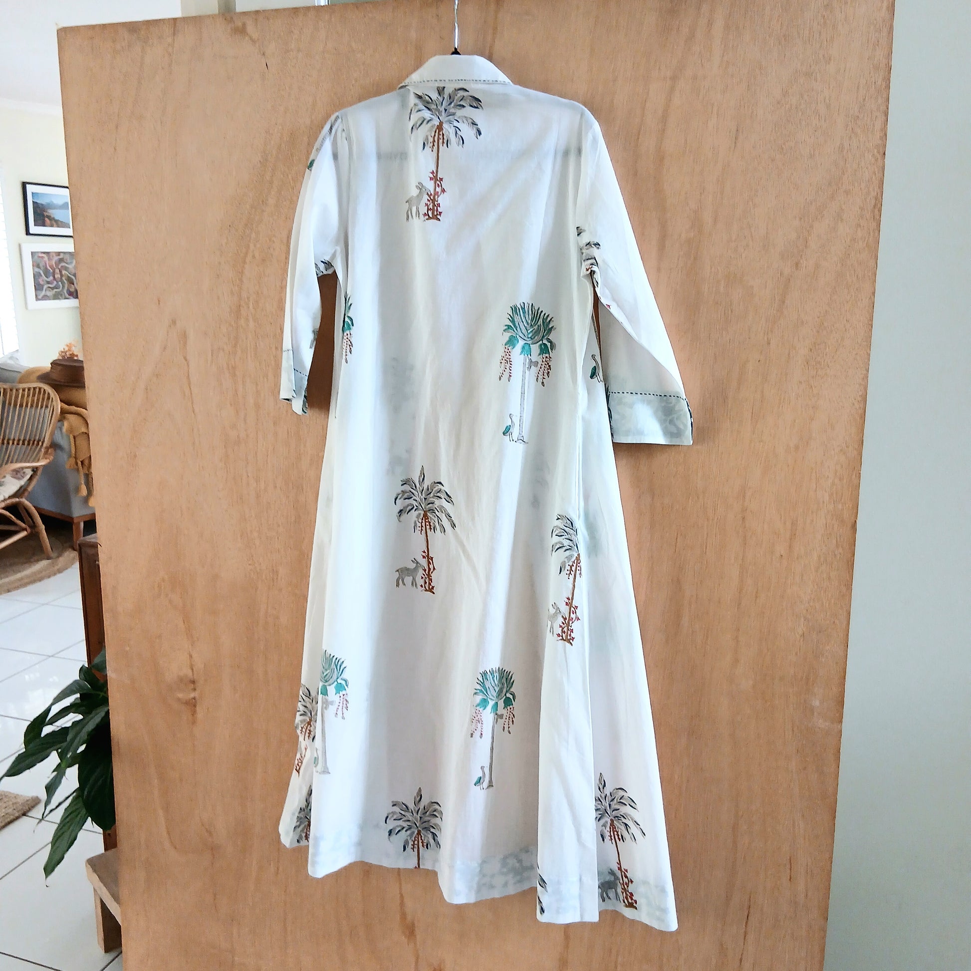 COMO Twin Set of 2 Dress and Kimono DS6004 Green