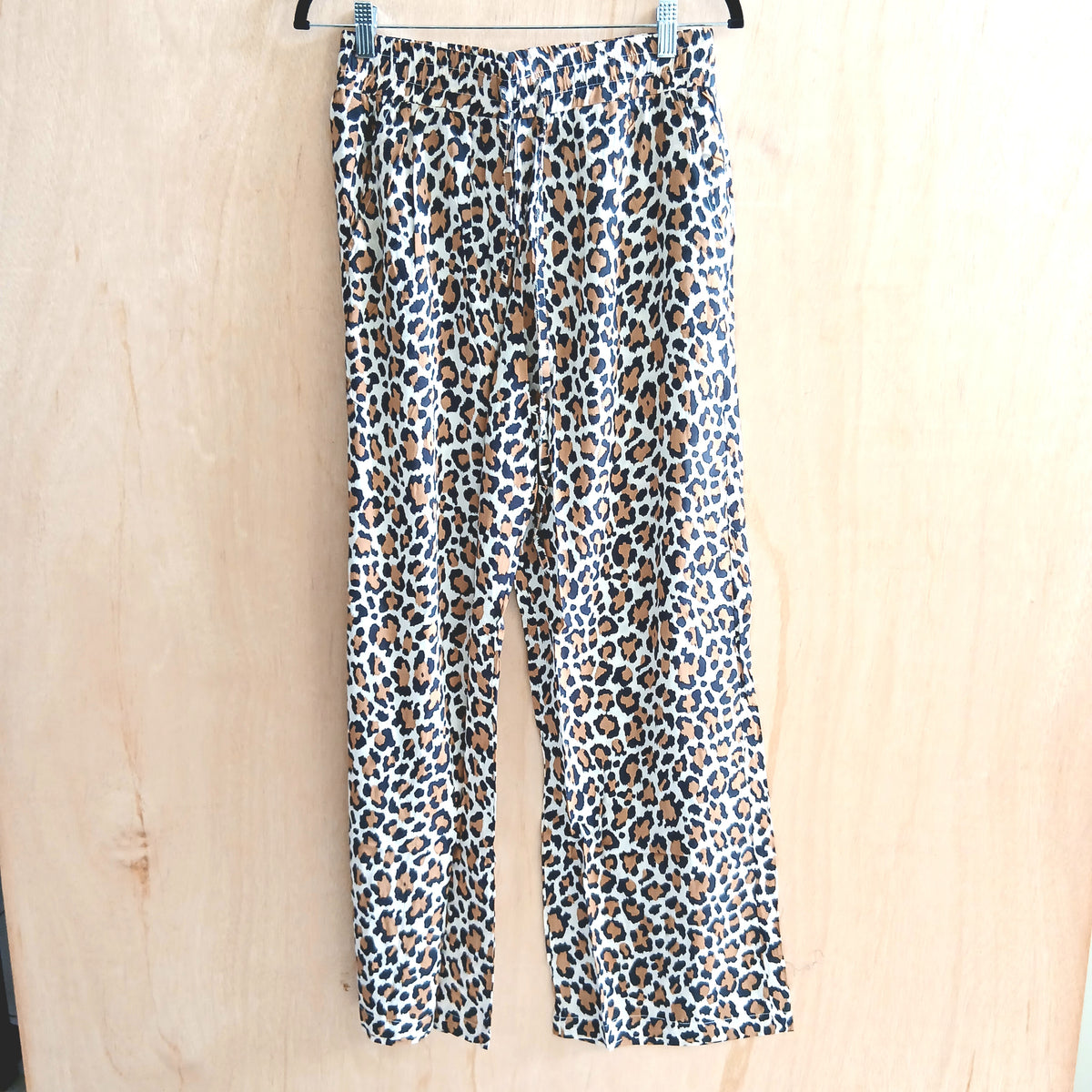 Printed Pants with Elastic Waist Viscose 66998 Leopard