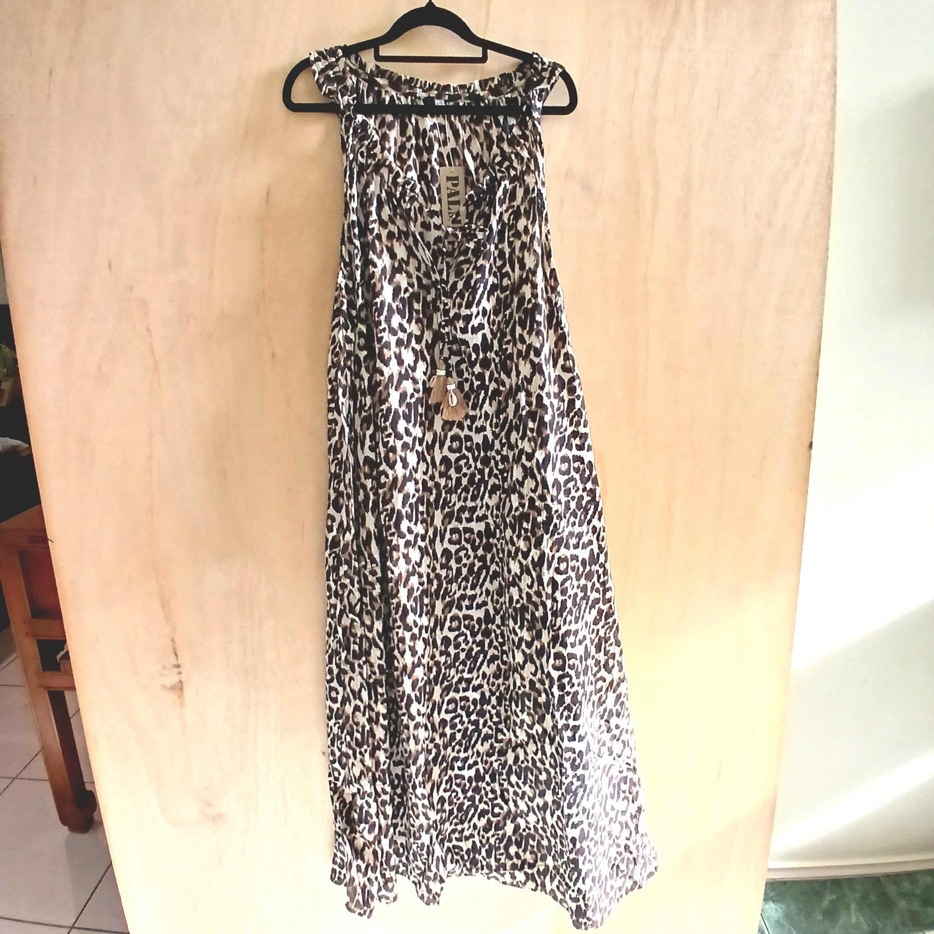 PRE-ORDER Sleeveless Long Cotton Dress 67032