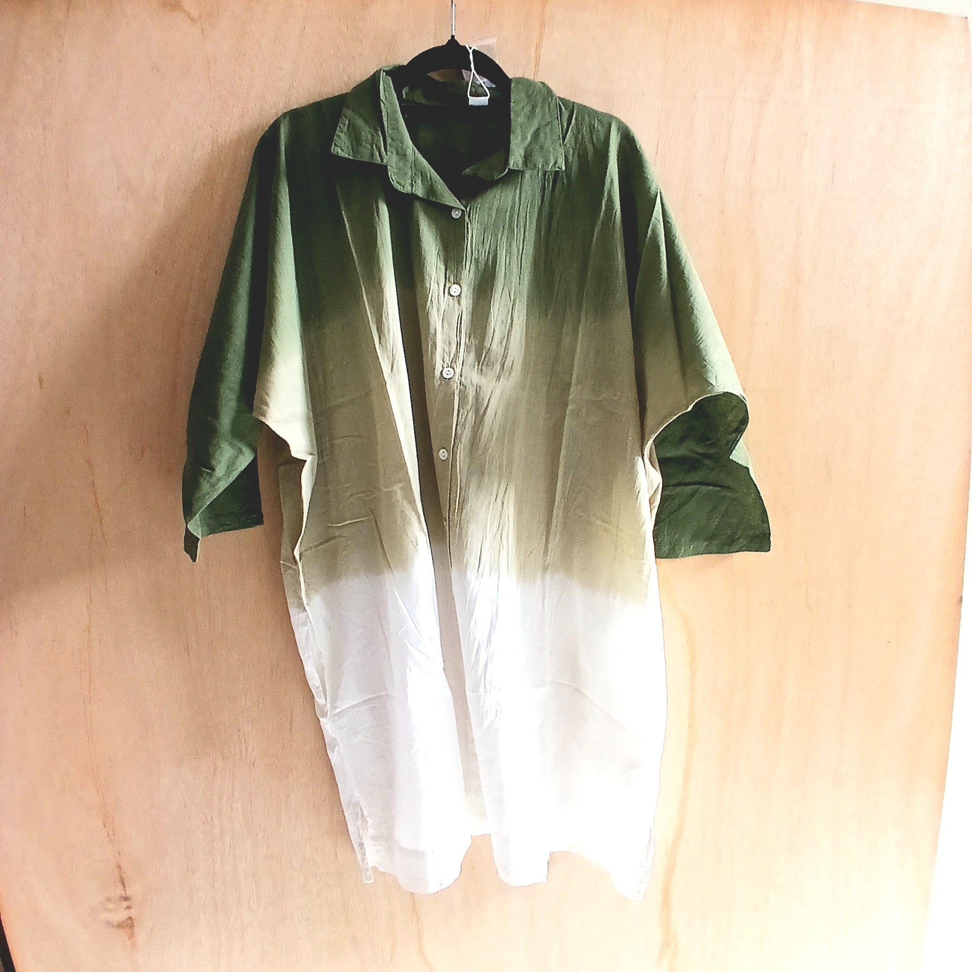 PRE-ORDER Shaded Shirt Cotton Dress 65967