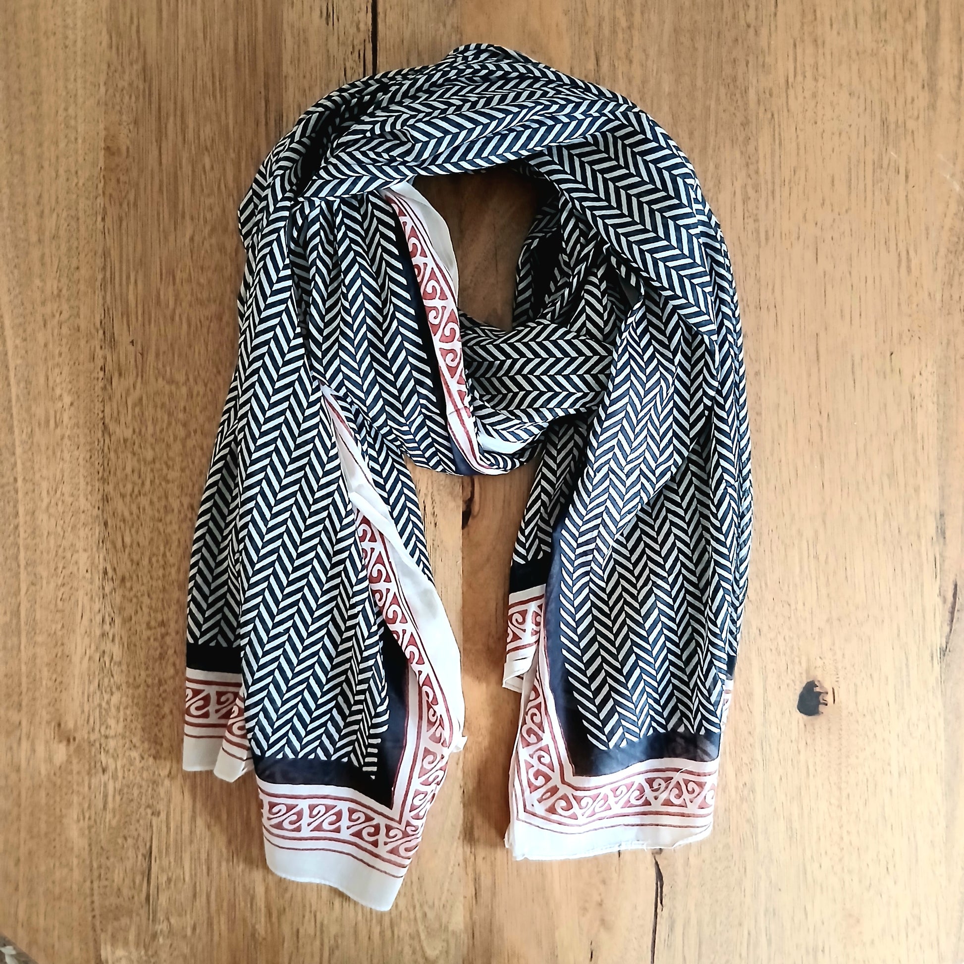 PRE-ORDER 2 Toned Cotton Scarf 65154