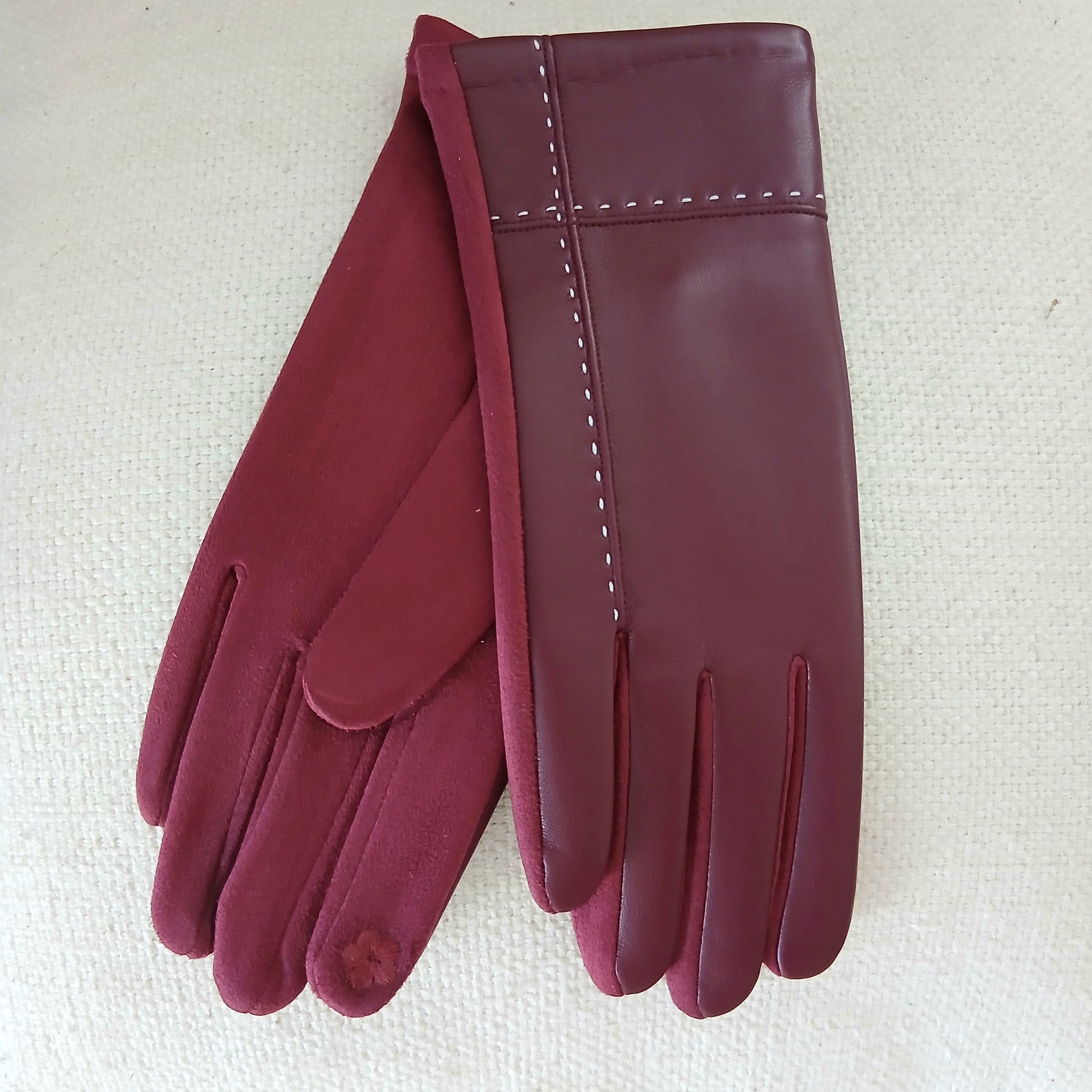 Pre-Order Faux Leather and Suede Glove GL031