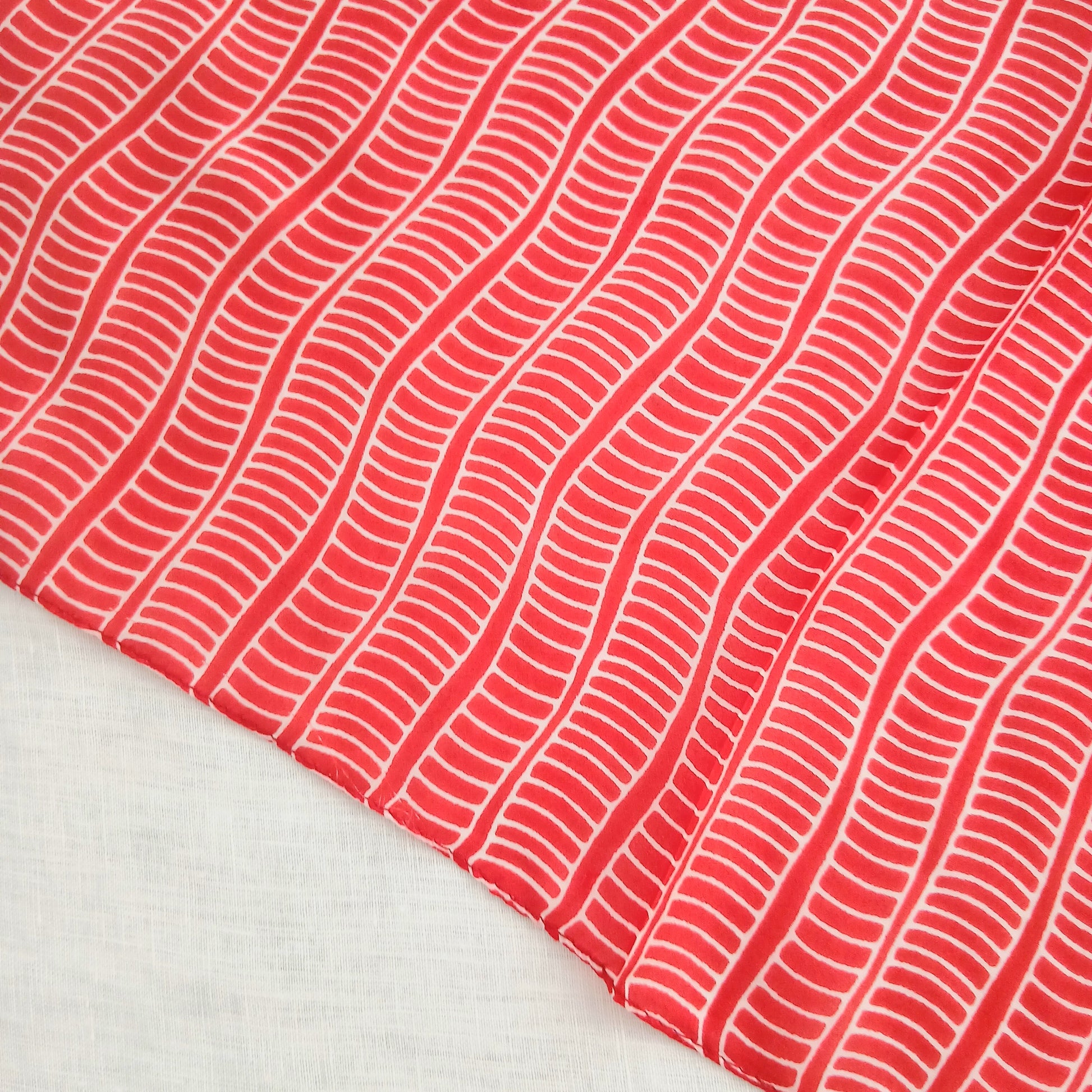 Pure Silk Scarf Circles and Lines Necktie TS-1120