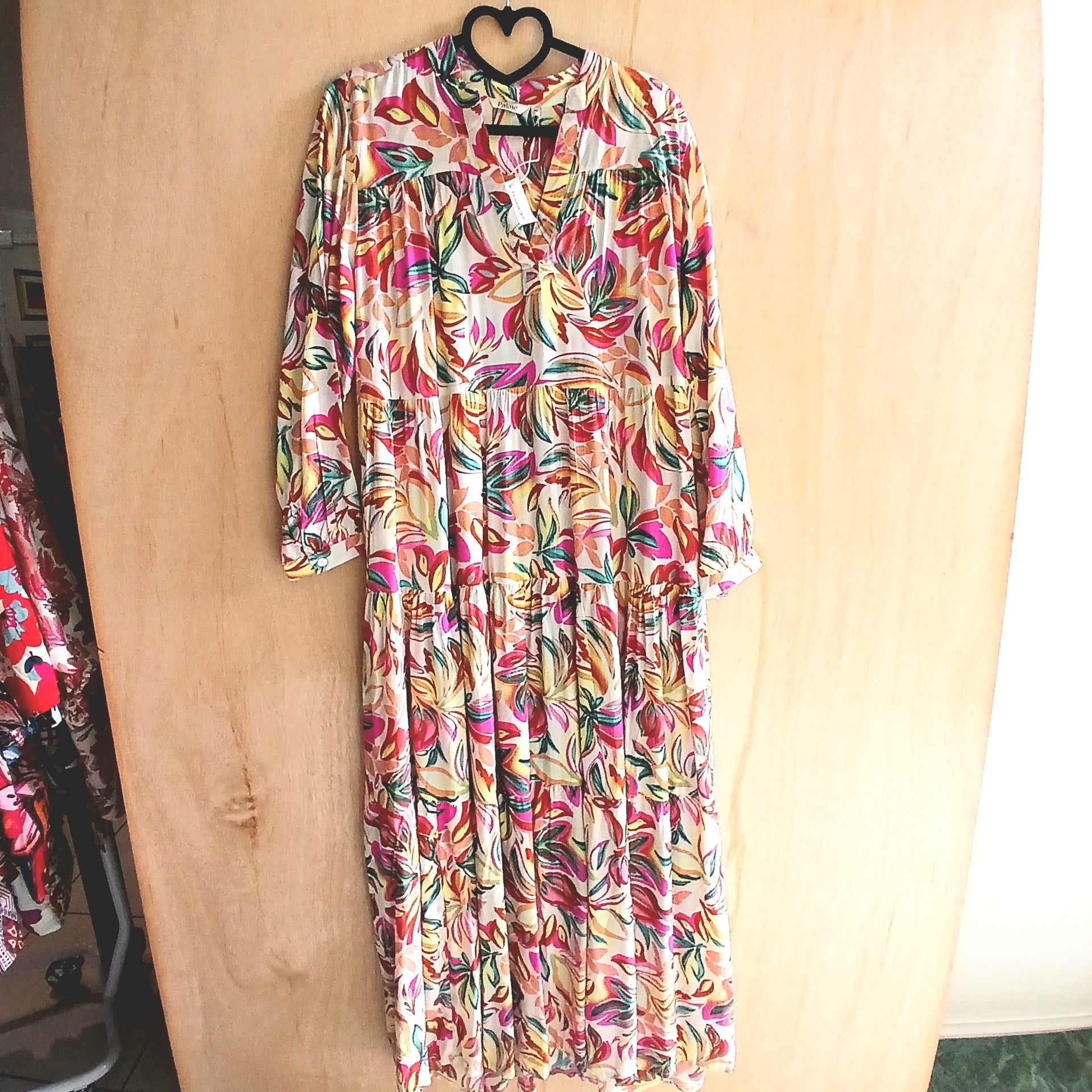 PRE-ORDER Long Summer Dress with Long Sleeves 67192