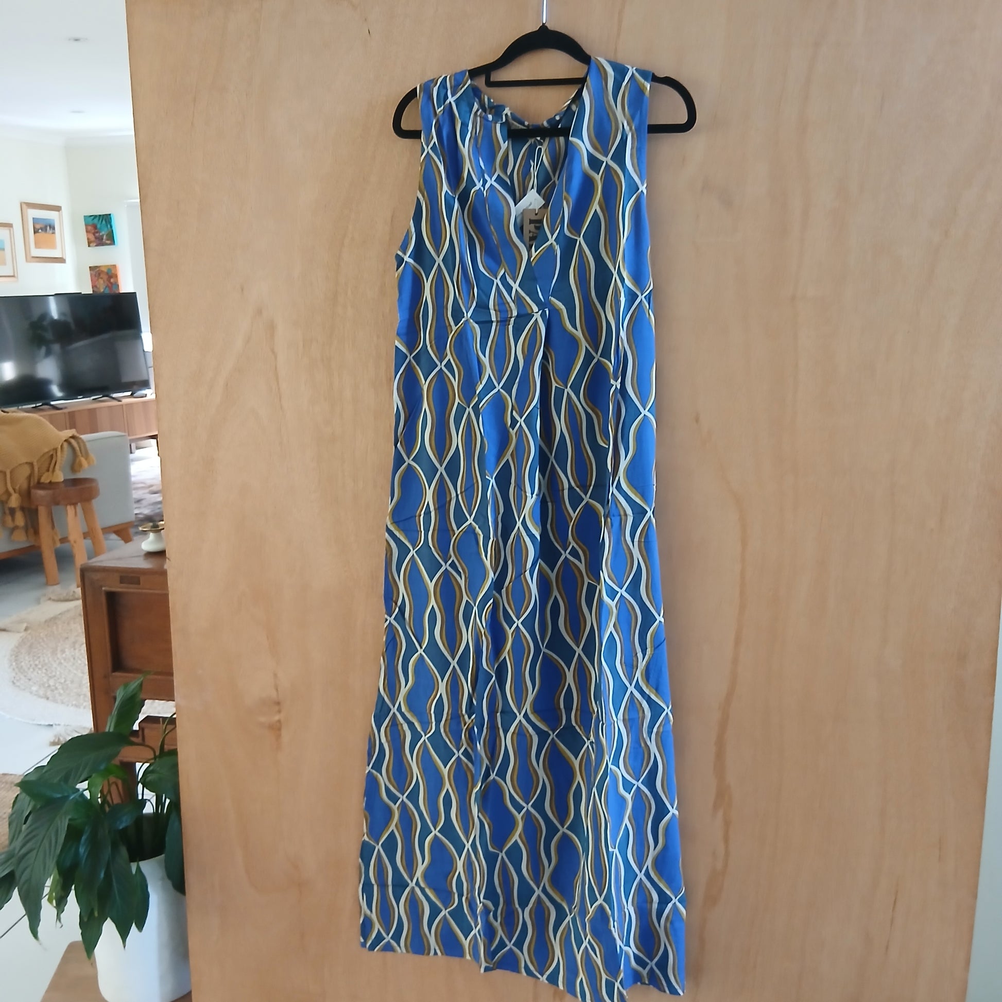 Printed Viscose Kimono Dress 65858