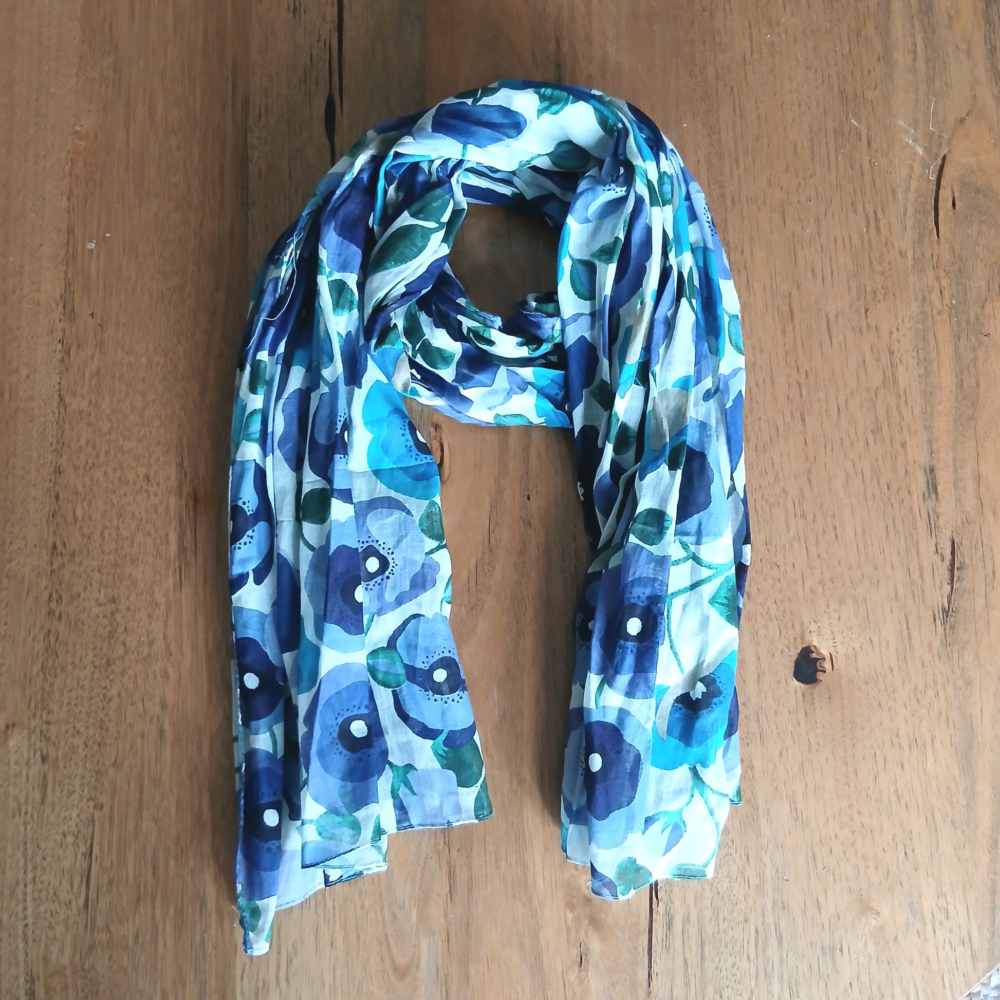 PRE-ORDER Cotton Poppy Scarf 67138
