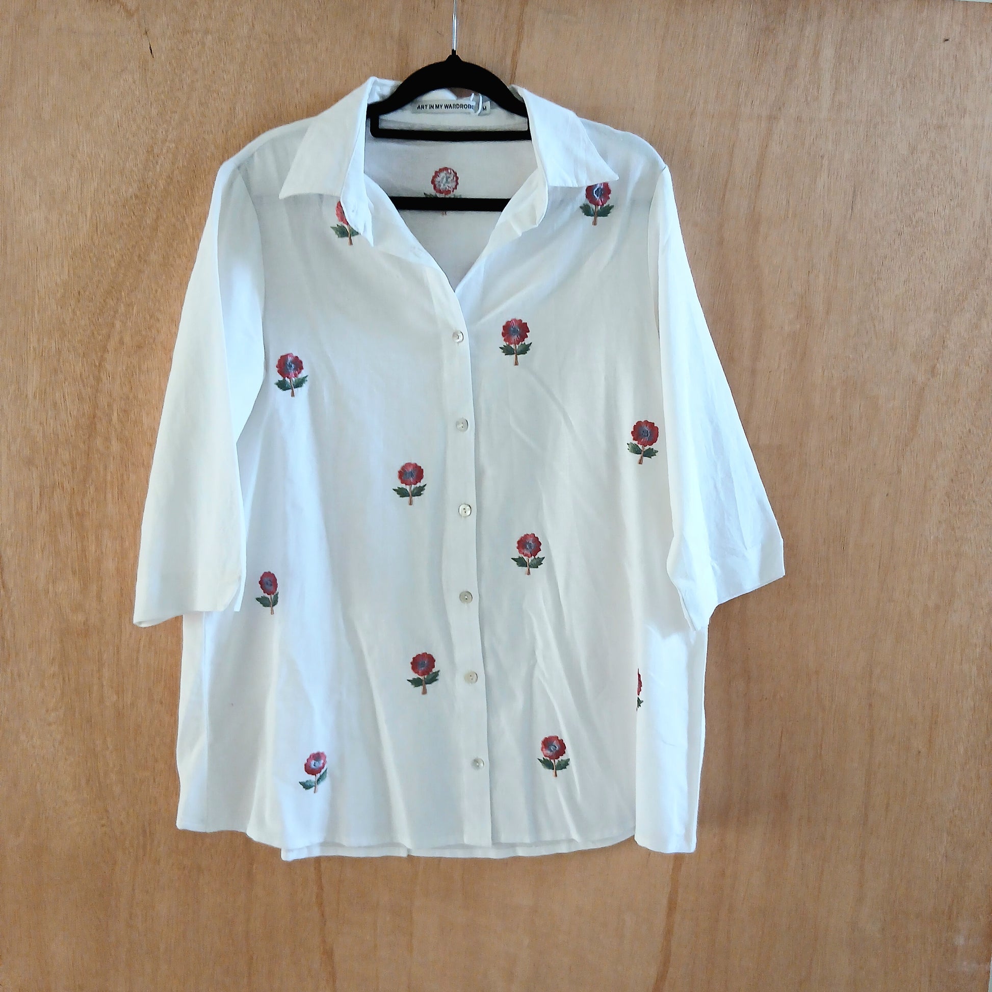 White Flower Shirt
