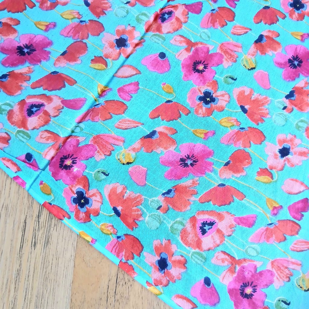 Palme Wild-Flowers Pure Cotton Scarf - 65919