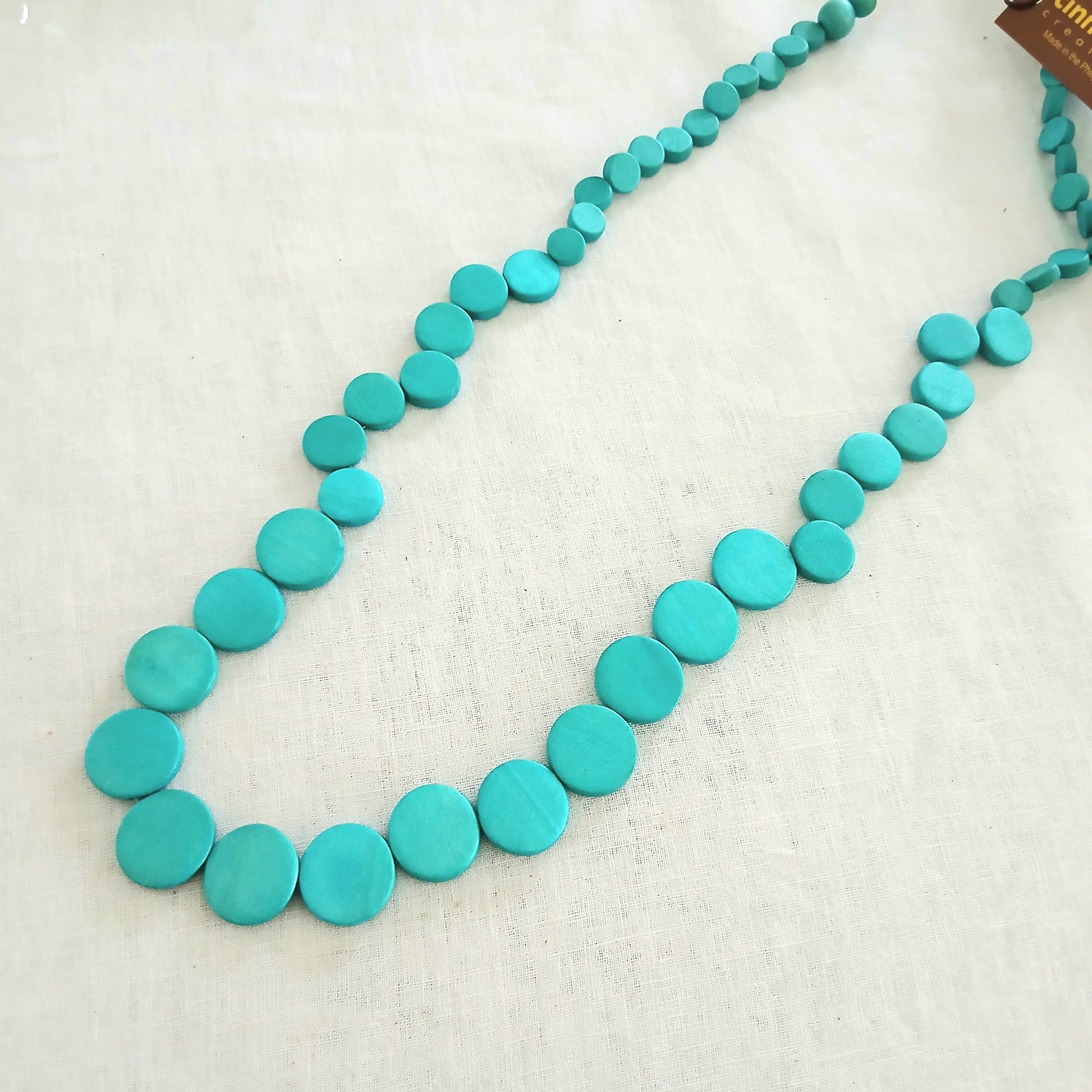 Classic Plain Wooden Bead Necklace N6-6316