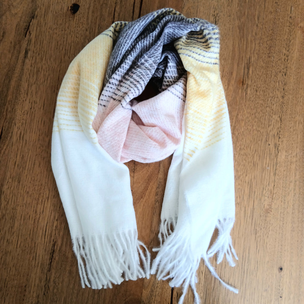 Soft Pink Winter Scarf - 332360